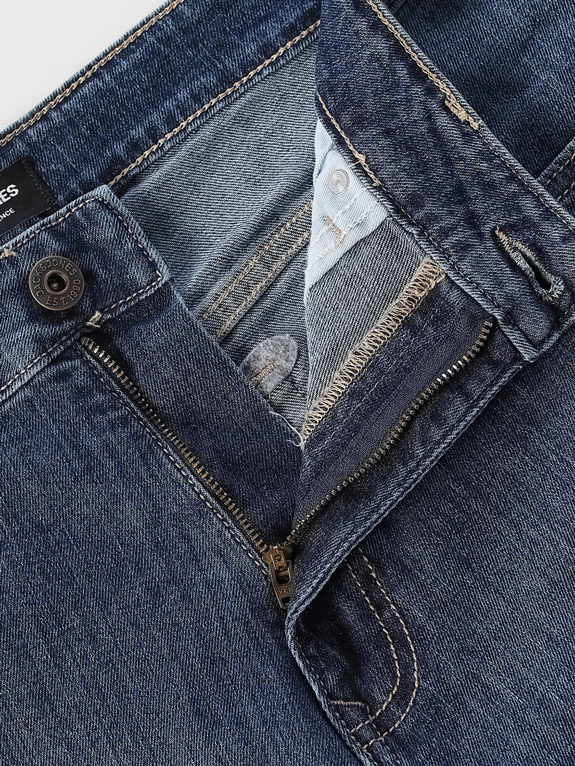 Image of JACK & JONES Loose Fit Men Dark Blue Jeans