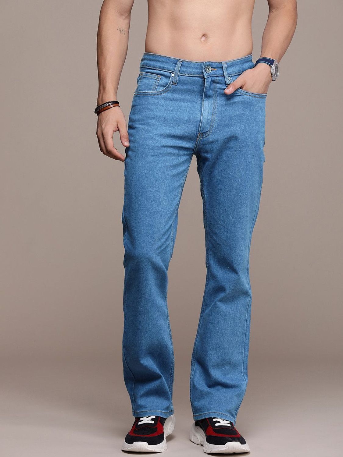 Image of Roadster Boot-Leg Men Blue Jeans