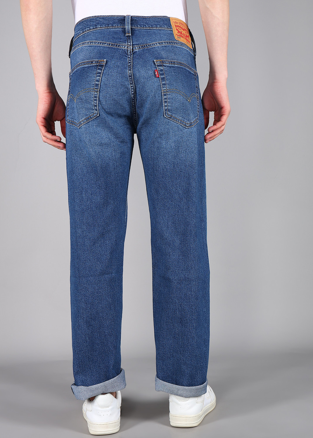 Image of LEVI'S 513 Straight Fit Men Blue Jeans