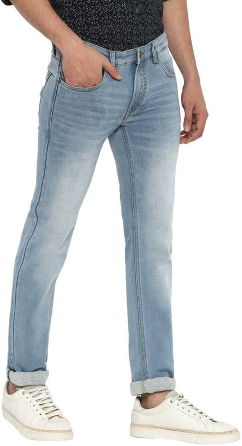 Image of TURTLE Slim Men Blue Jeans