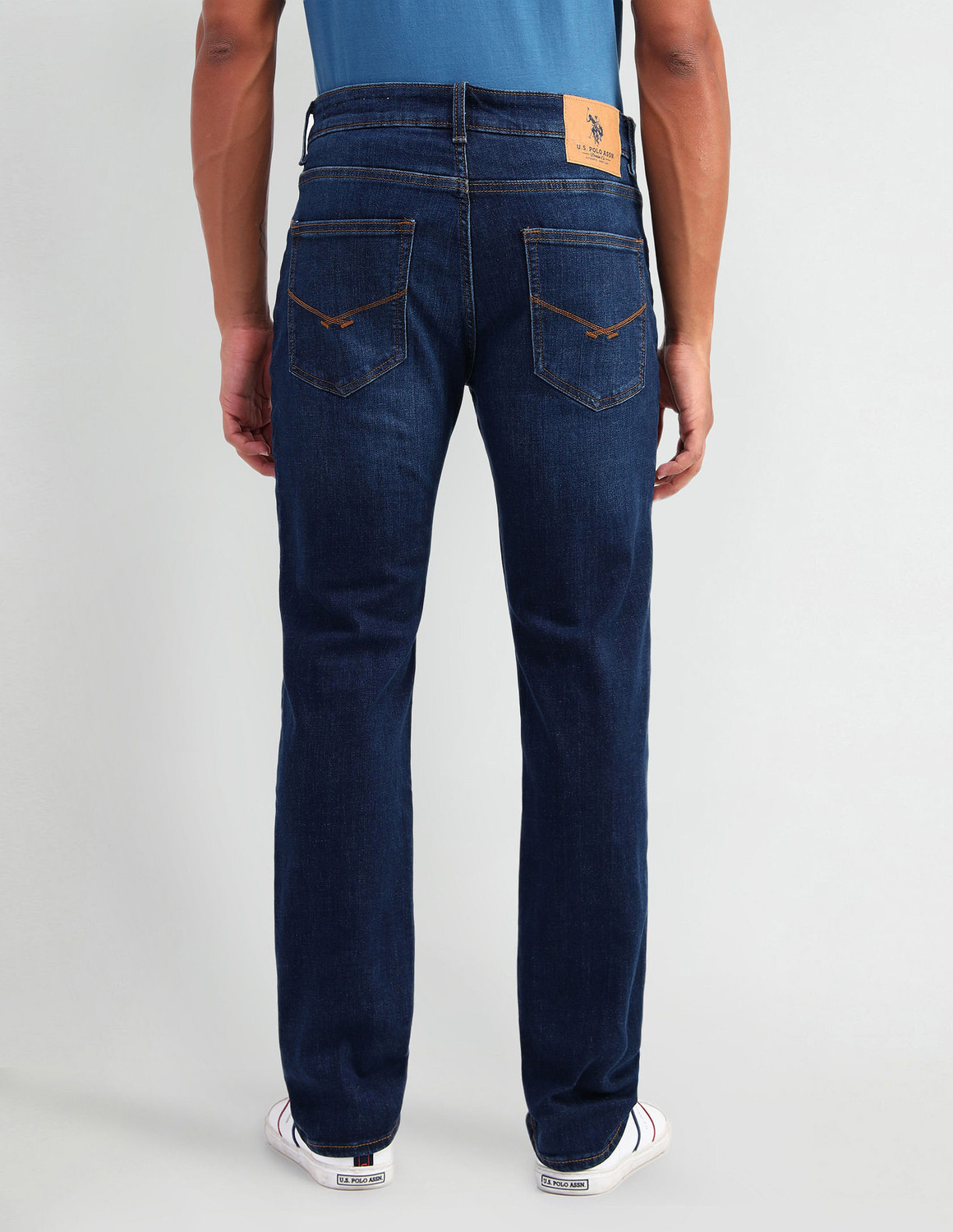 Image of U.S. POLO ASSN. Slim Men Blue Jeans