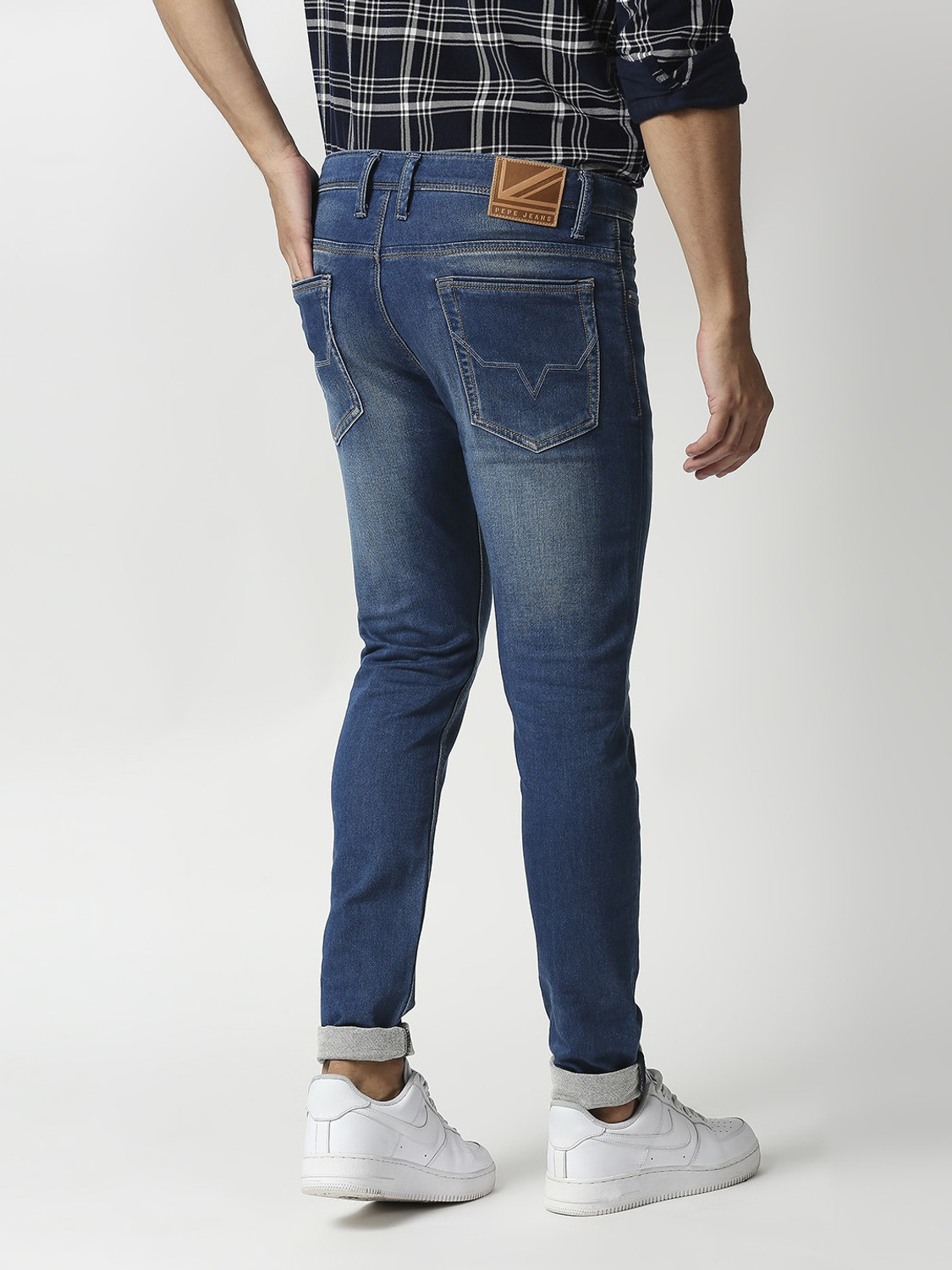 Image of Pepe Jeans Skinny Men Blue Jeans