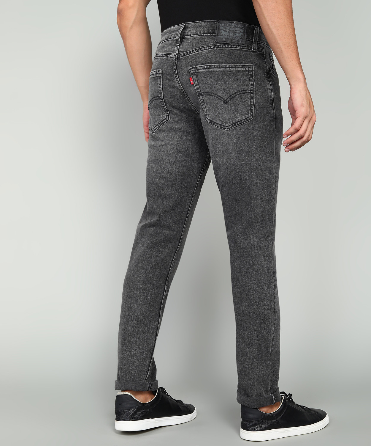 Image of LEVI'S Tapered Fit Men Black Jeans