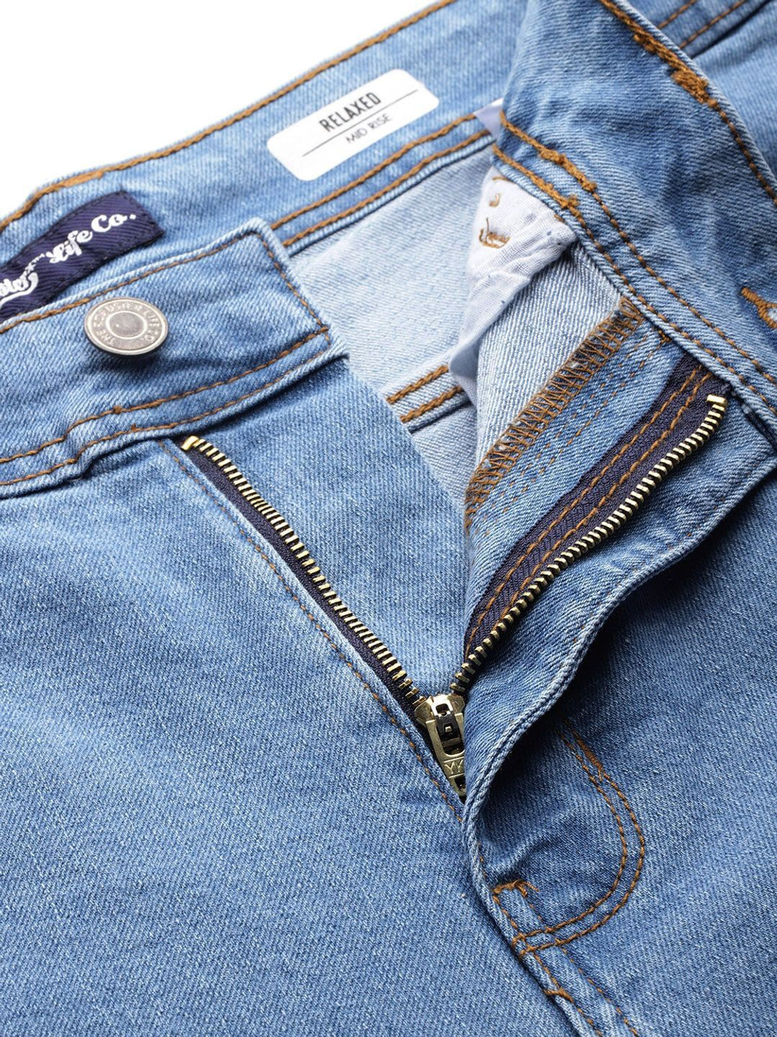 Image of Roadster Relaxed Fit Men Blue Jeans