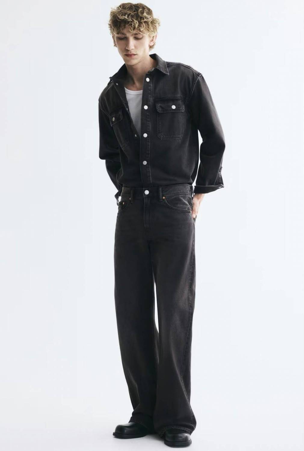 REVRCE Boot-Leg Men Black Jeans - Image 4