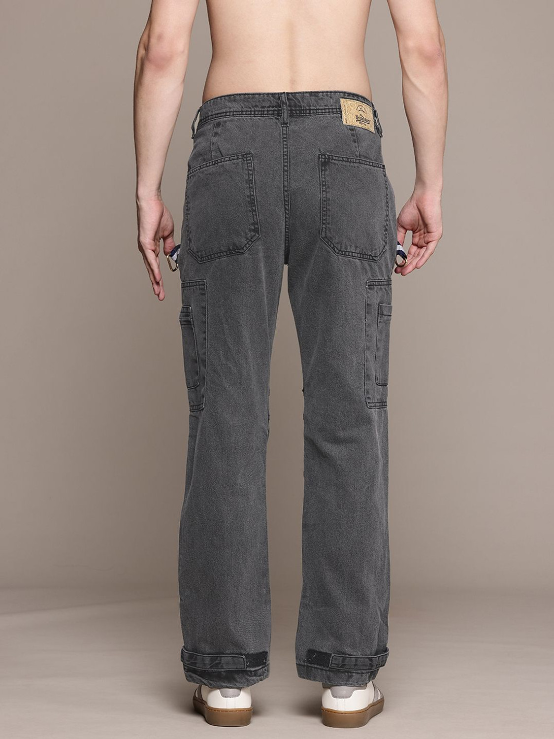 Image of Roadster Relaxed Fit Men Black Jeans