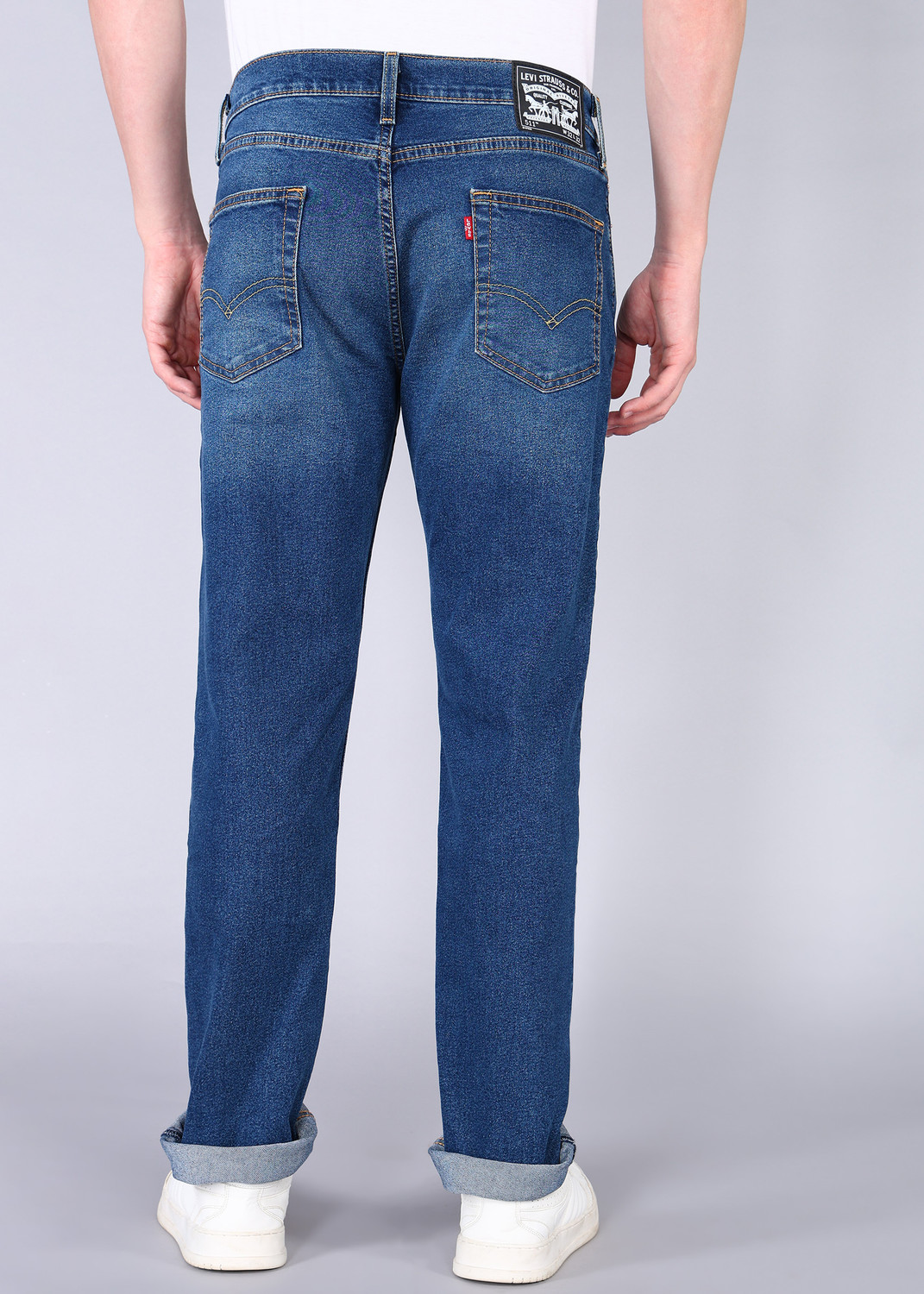 Image of LEVI'S Slim Men Dark Blue Jeans