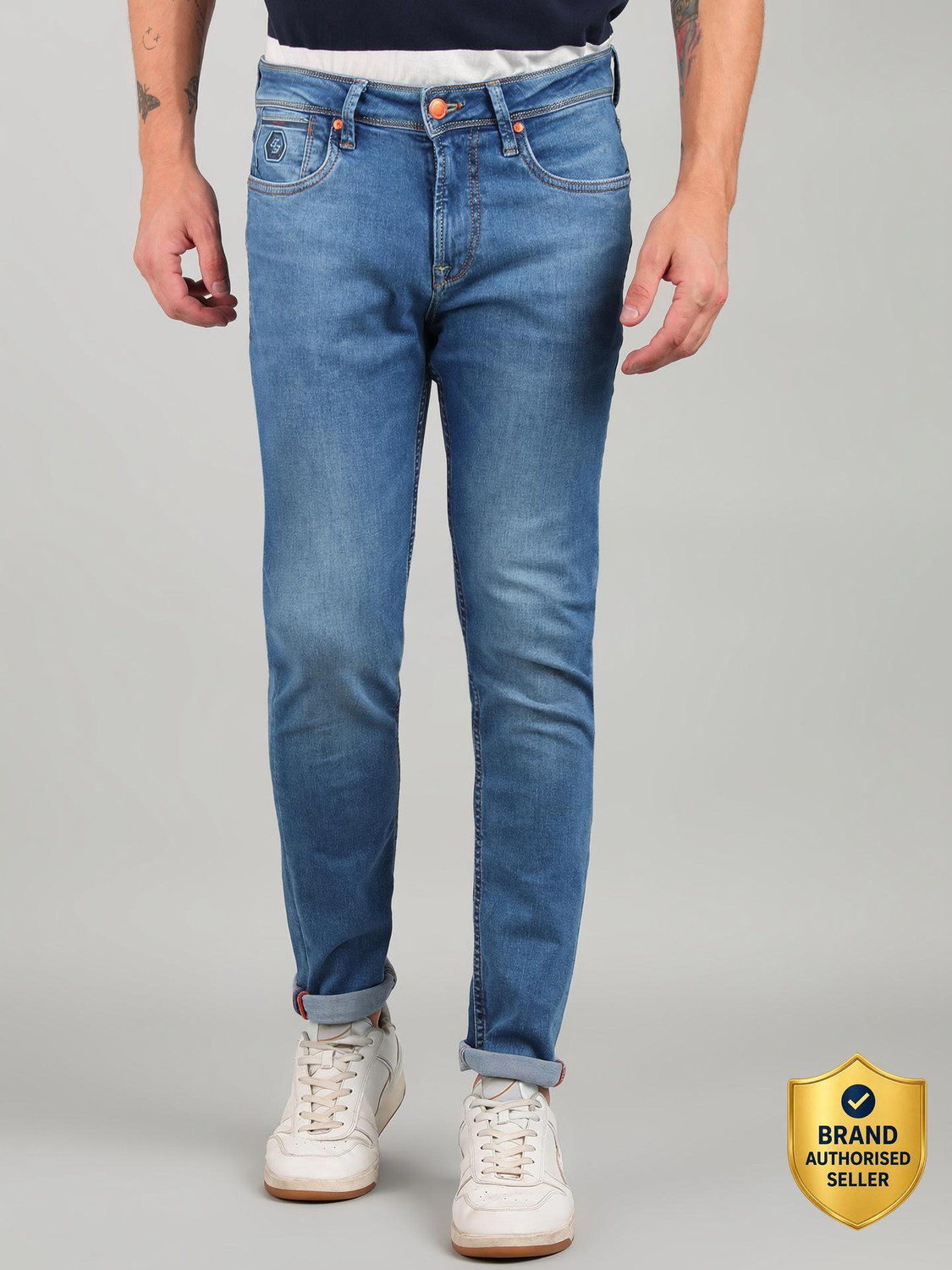 Image of KILLER Skinny Men Blue Jeans