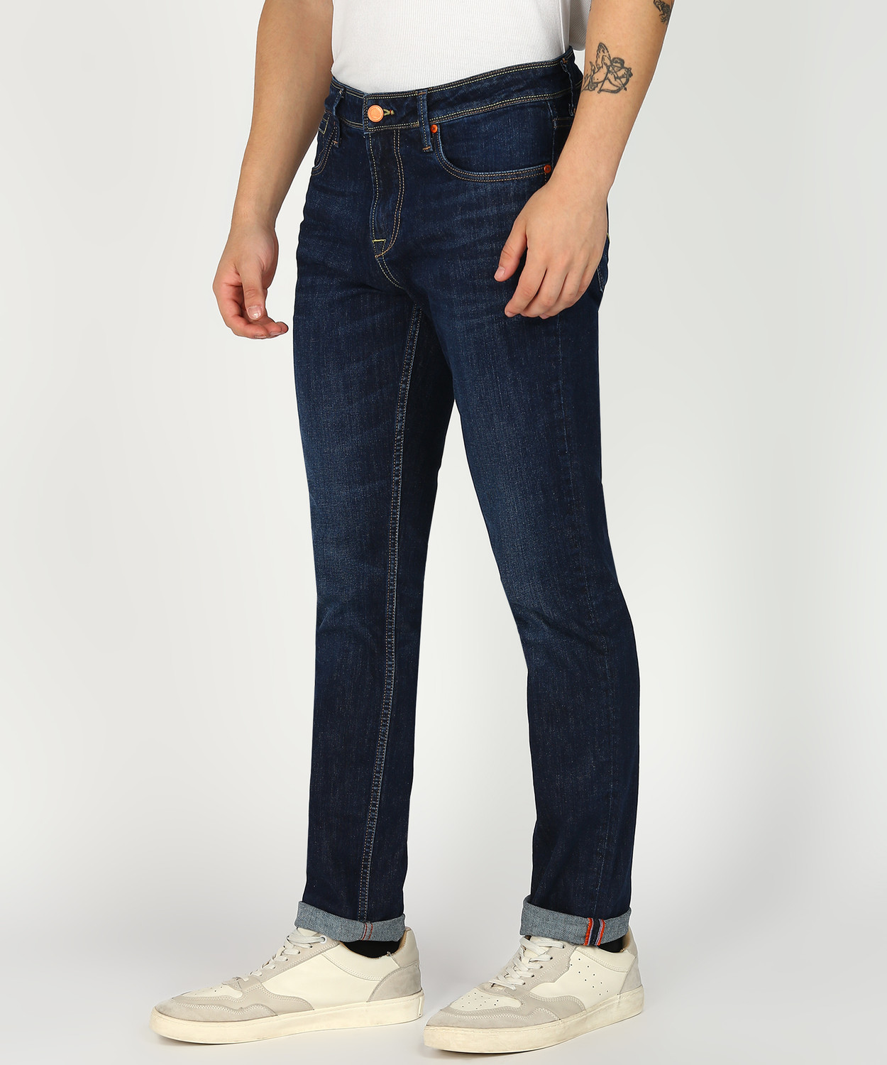Image of KILLER Slim Men Dark Blue Jeans