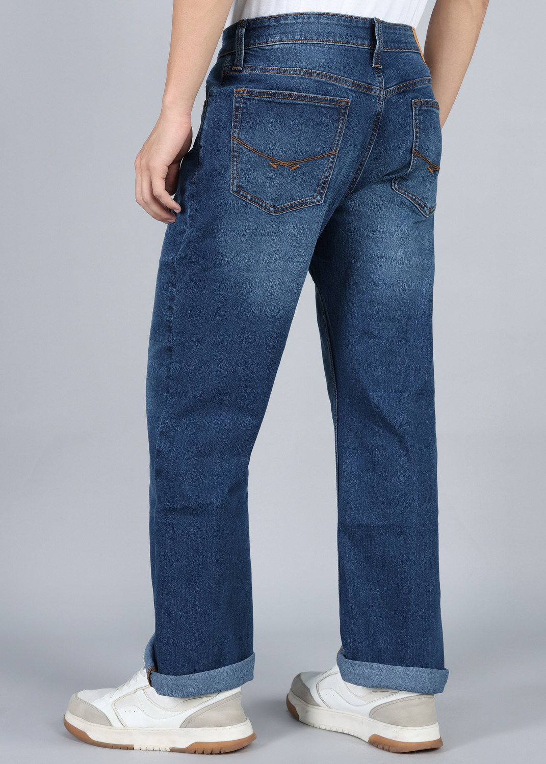 Image of U.S. Polo Assn. Denim Co. Boot-Leg Men Blue Jeans