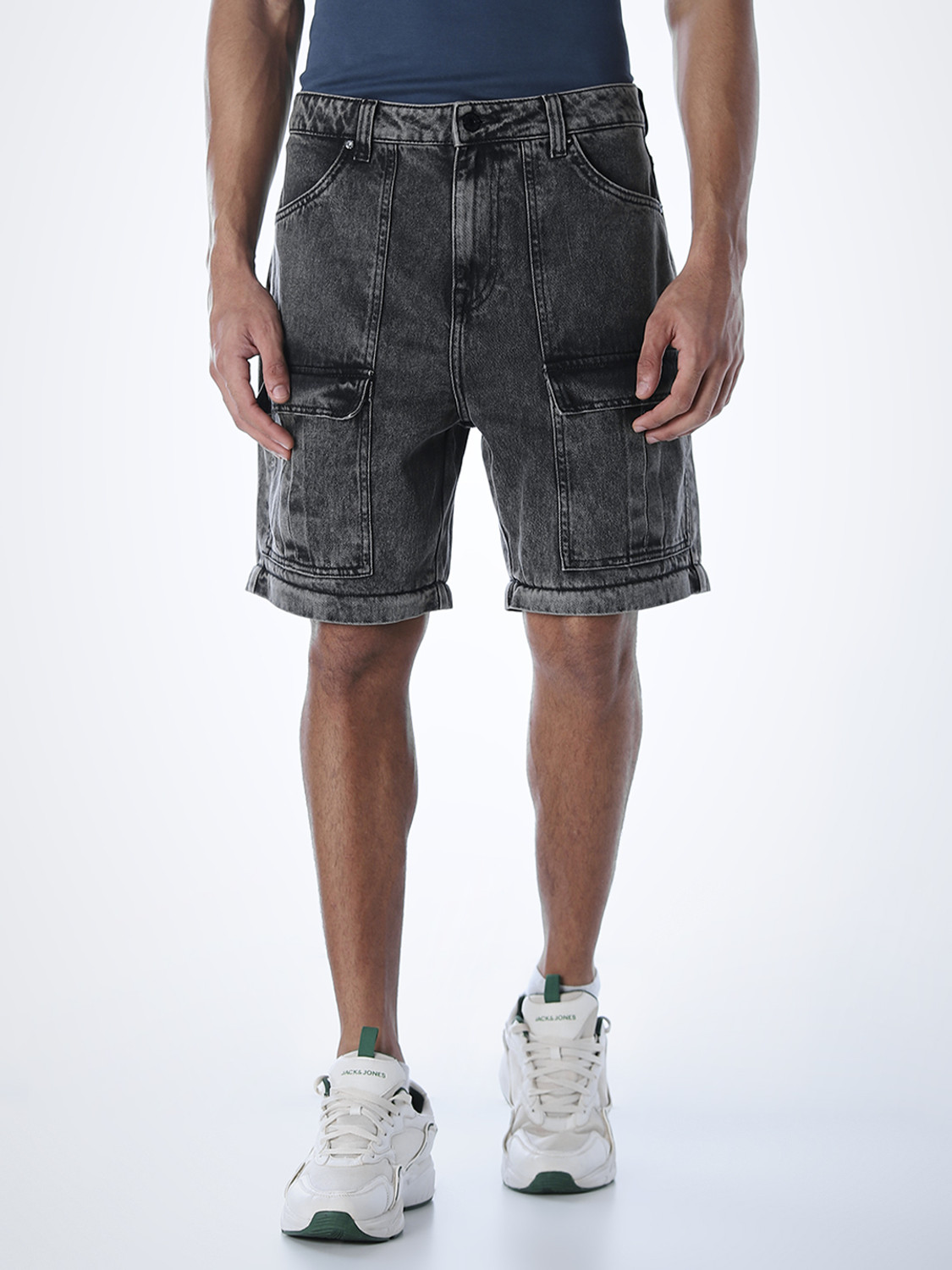 Image of JACK & JONES Loose Fit Men Grey Jeans