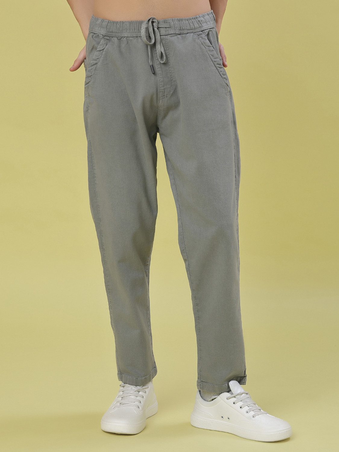 Image of V-MART Jogger Fit Men Green Jeans