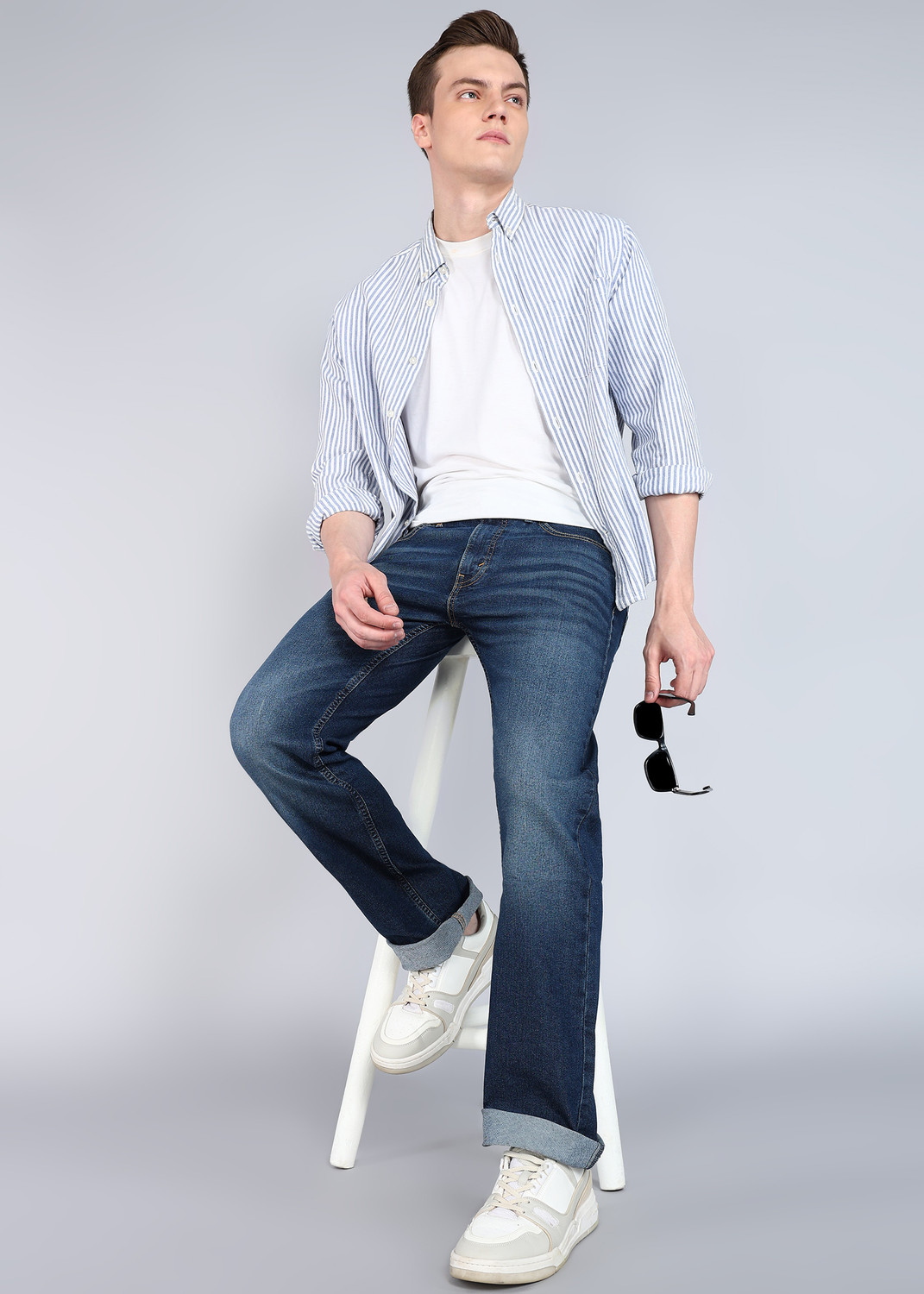 Image of LEVI'S Boot-Leg Men Blue Jeans