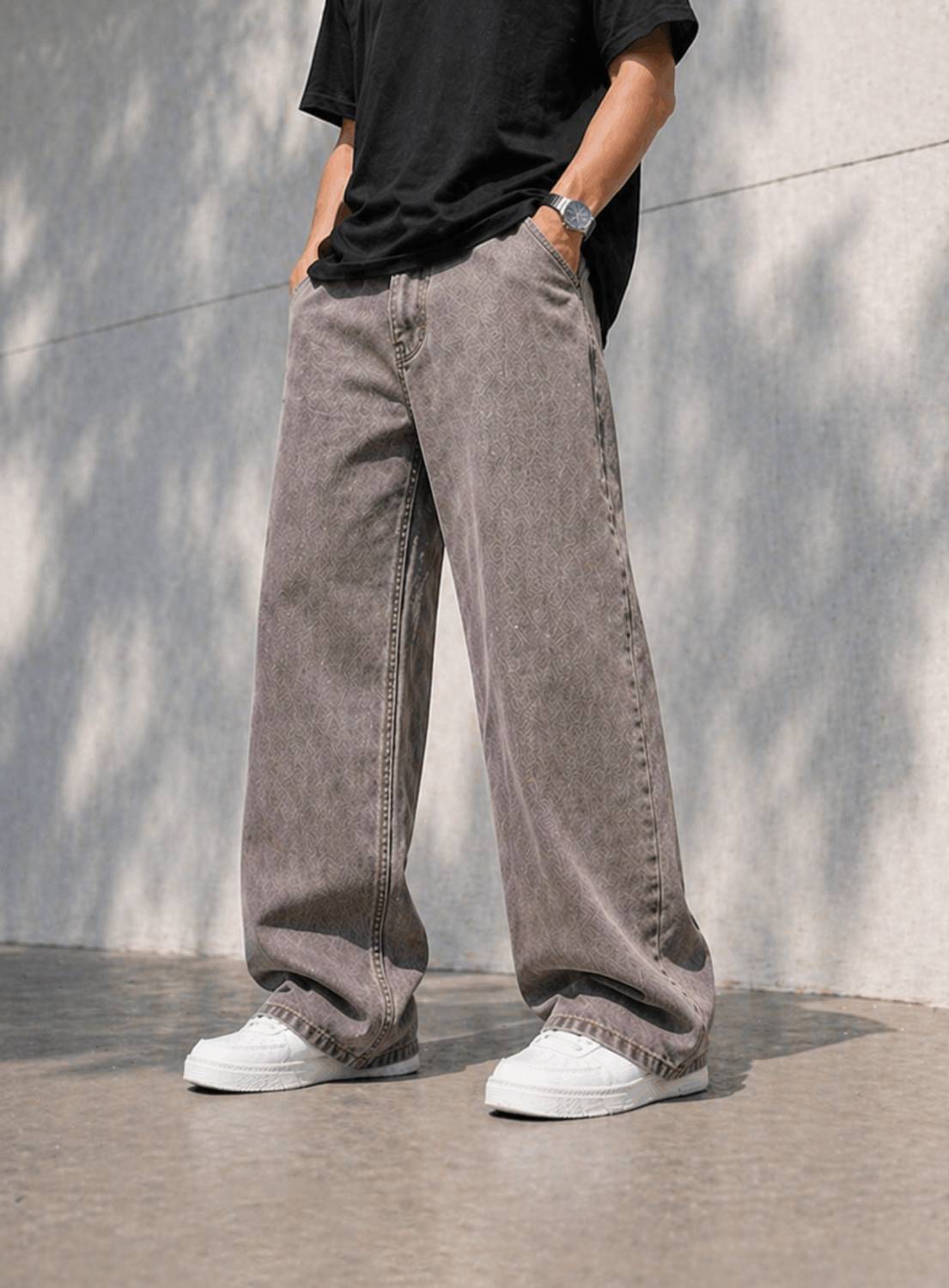 baggy pants jeans for fat man