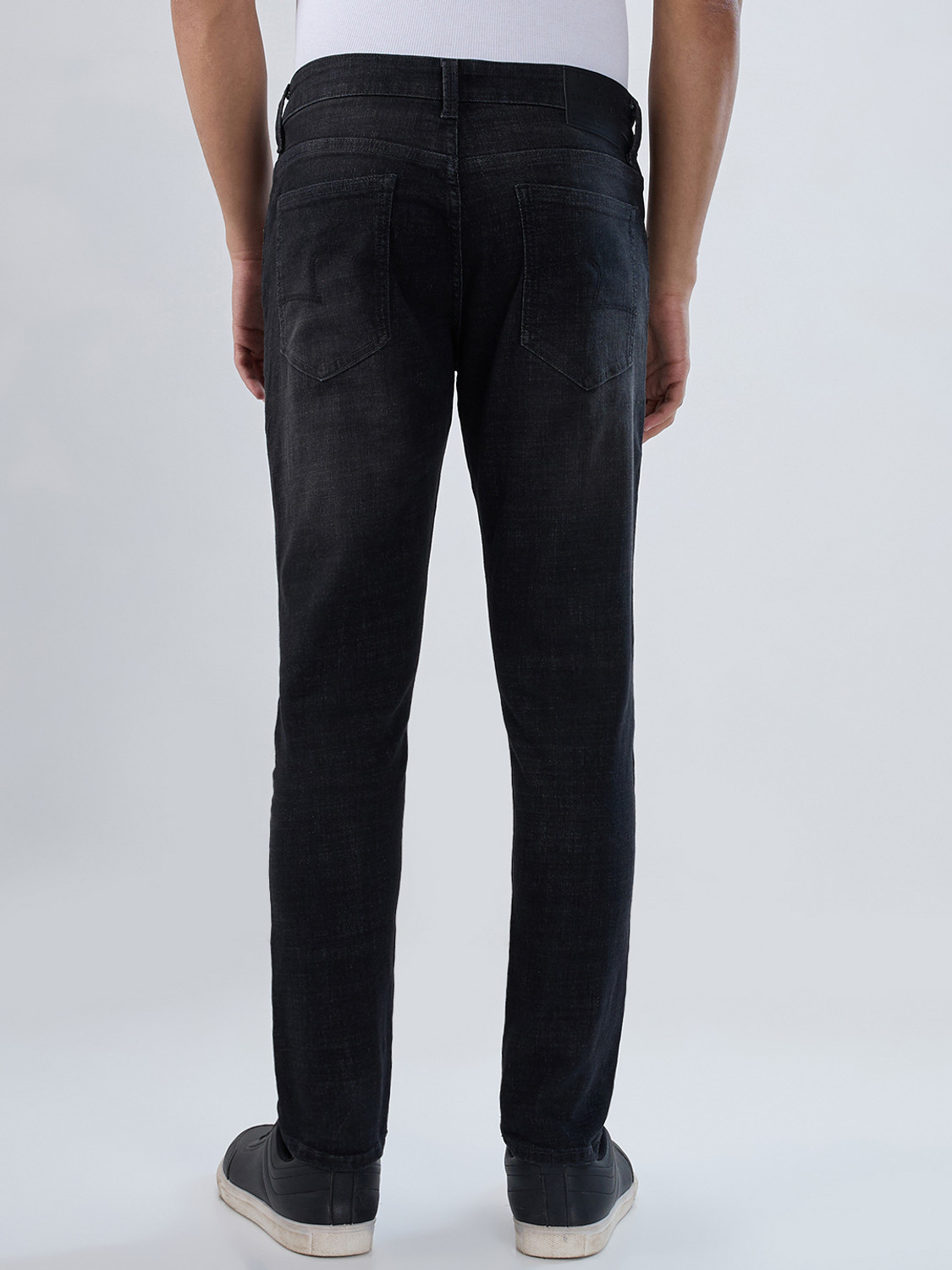 Image of Spykar Slim Men Grey Jeans