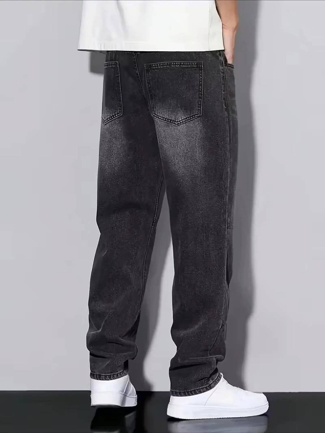 GOOD4MEN Straight Fit Dark Grey Jeans - Image 2