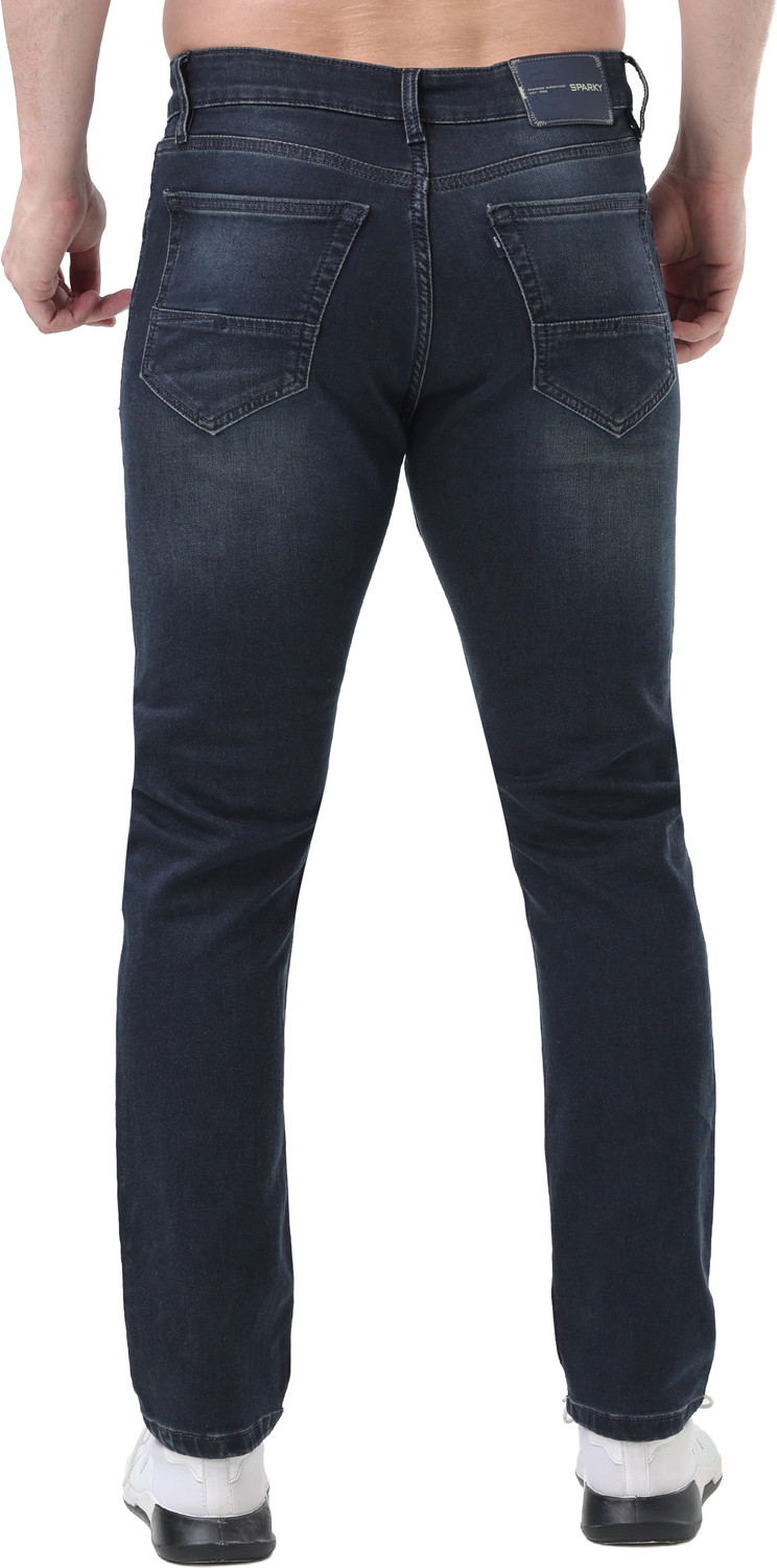 Image of SPARKY Slim Men Dark Blue Jeans