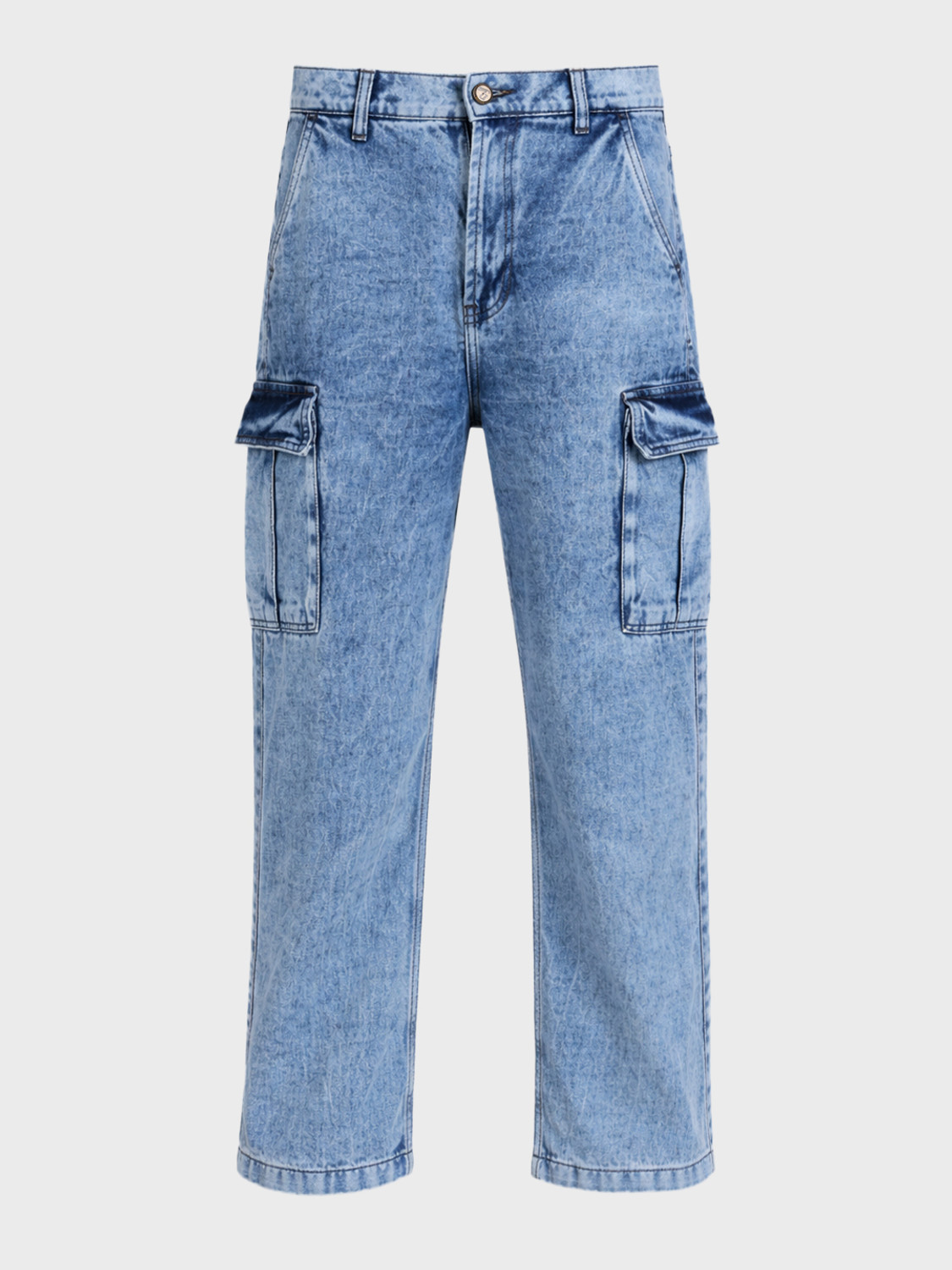 Image of The Indian Garage Co. Relaxed Fit Men Blue Jeans