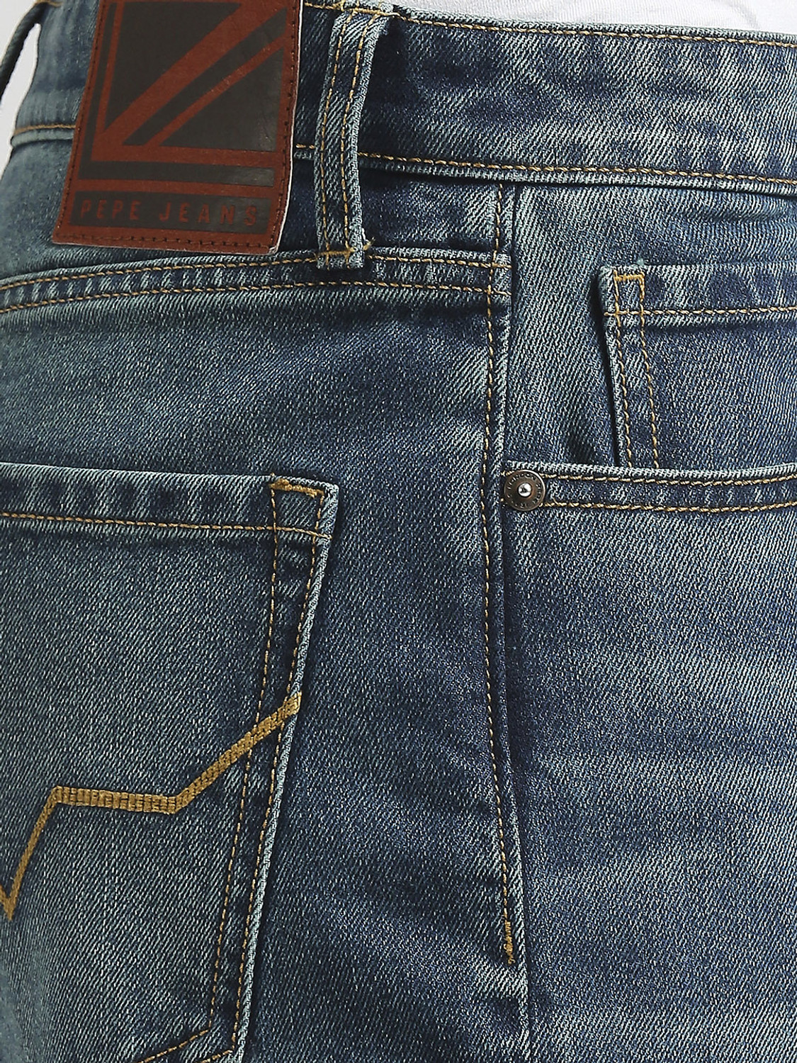 Image of Pepe Jeans Relaxed Fit Men Dark Blue Jeans