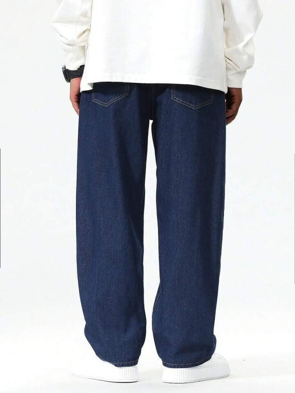 Image of DENIM BOLD Boot-Leg Men Dark Blue Jeans