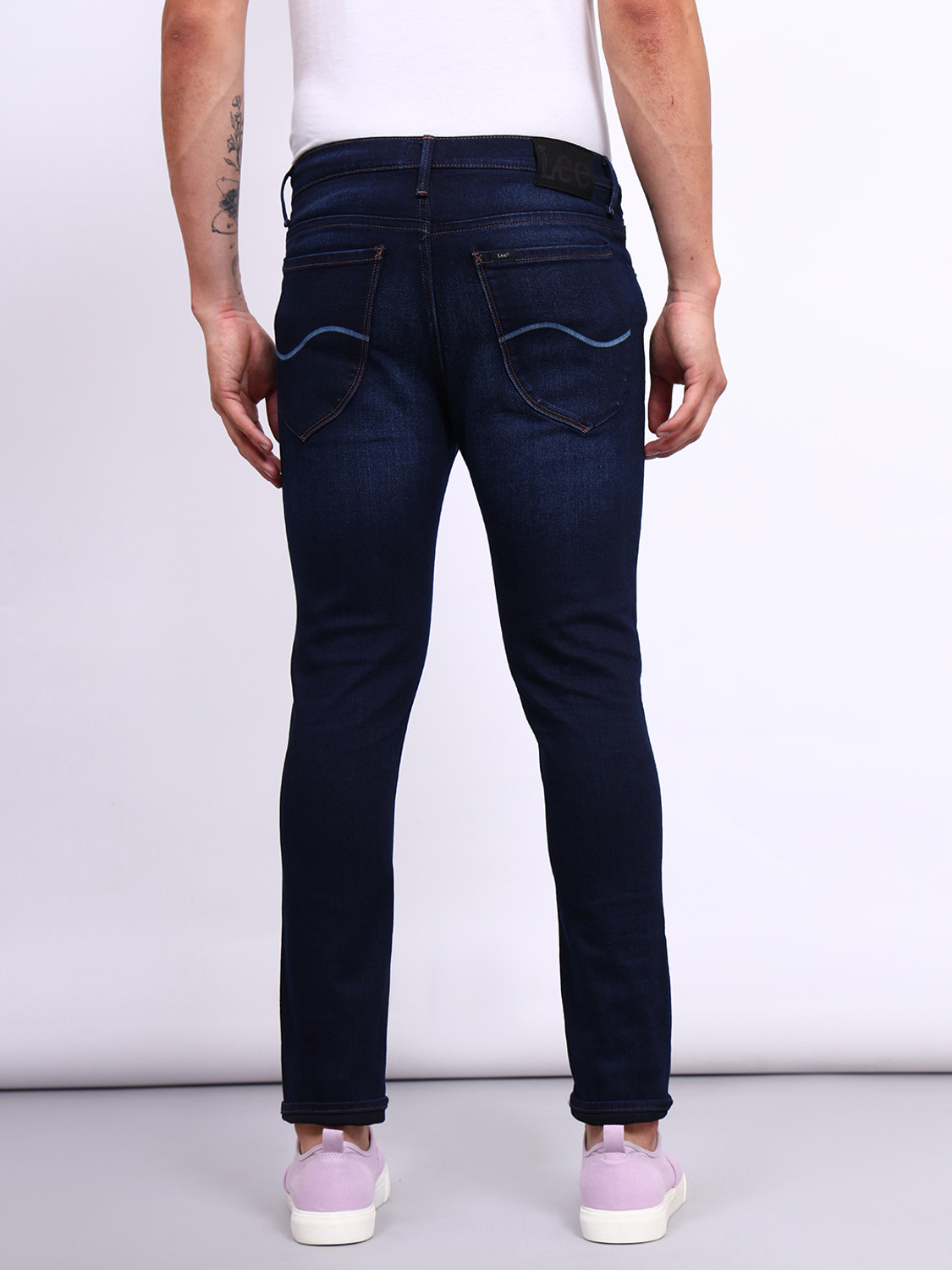 Image of LEE Skinny Men Dark Blue Jeans