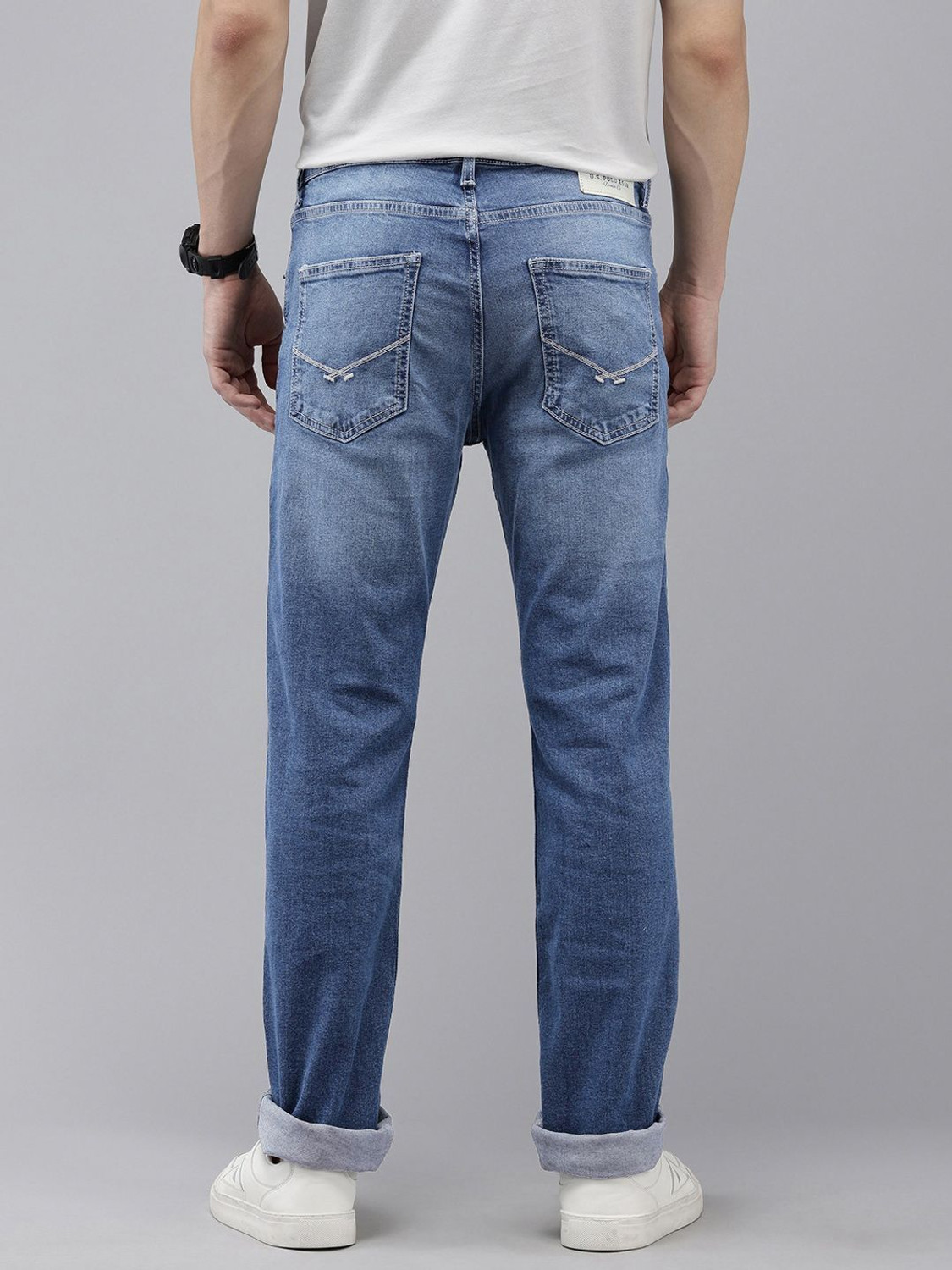 Image of U.S. POLO ASSN. Slim Men Blue Jeans