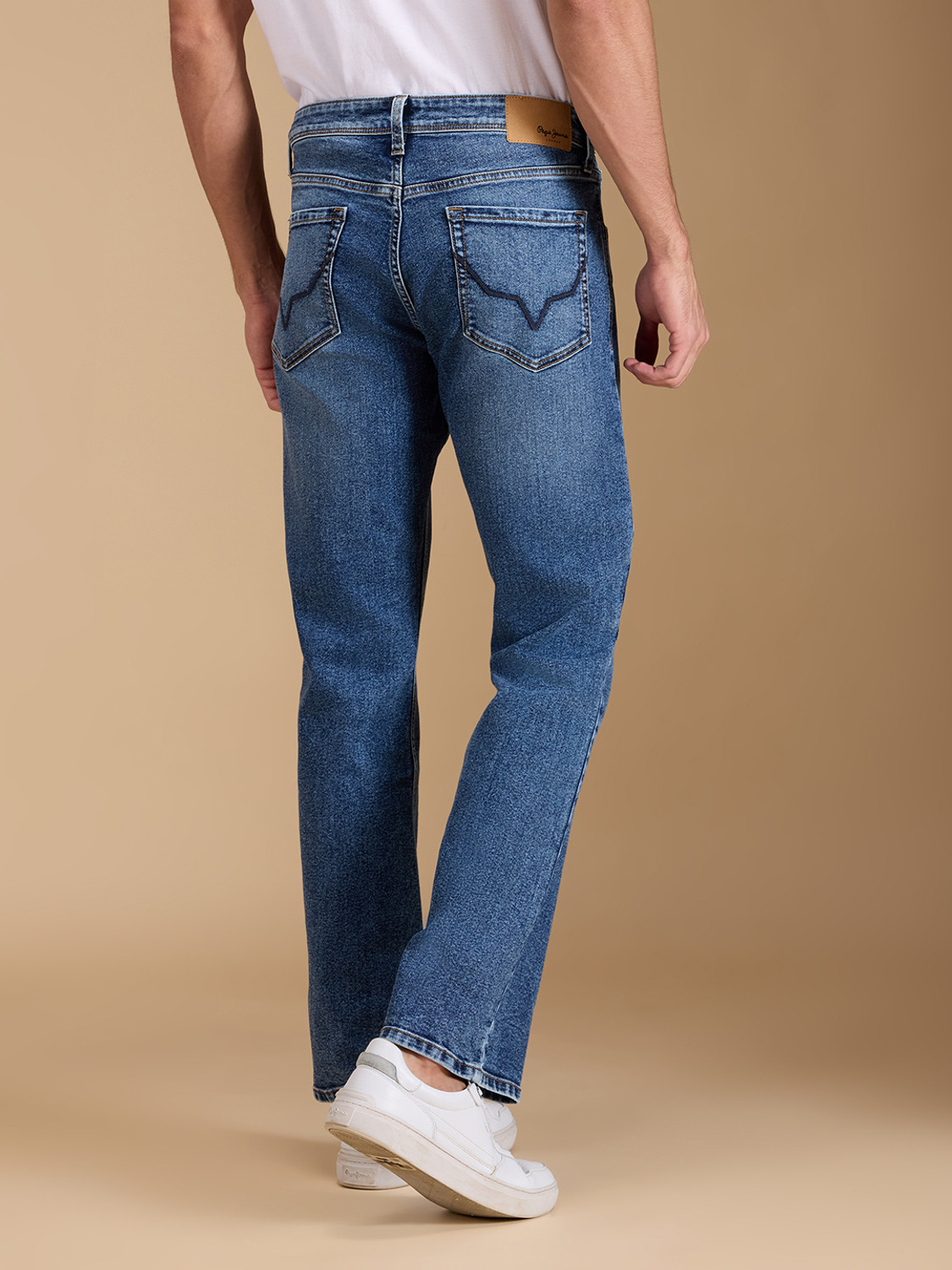 Image of Pepe Jeans Boot-Leg Men Blue Jeans