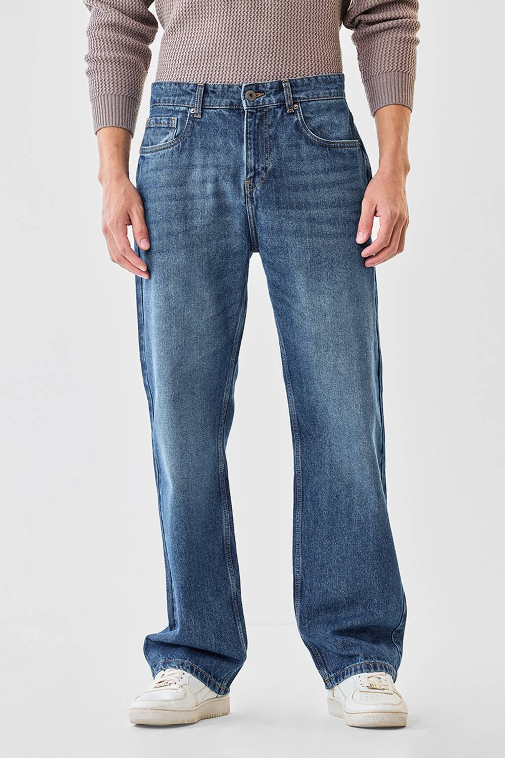 Snitch Straight Fit Men Blue Jeans - Image 3
