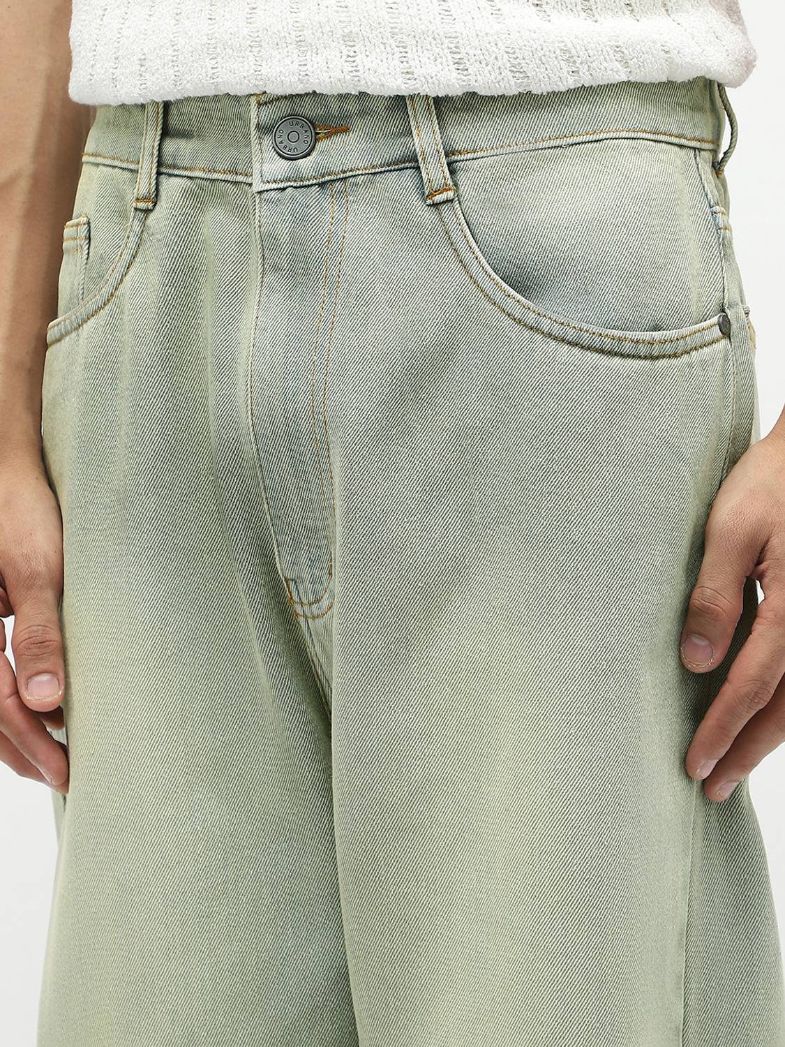 Urbano Fashion Loose Fit Men Grey Jeans - Image 5