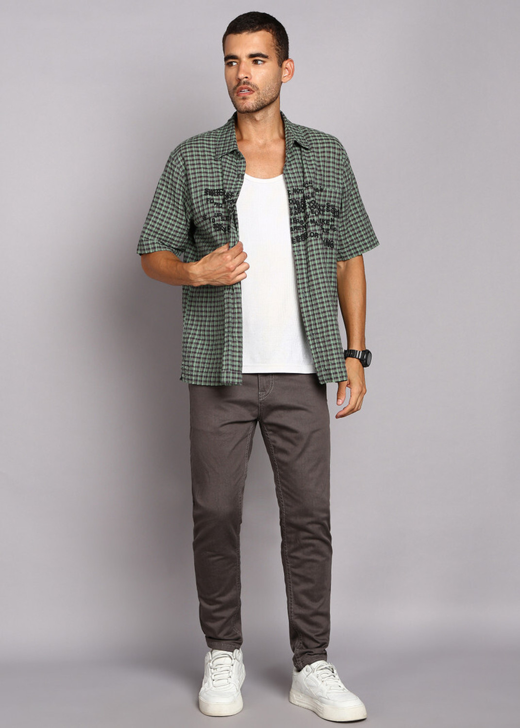 Image of INTEGRITI Slim Men Brown Jeans
