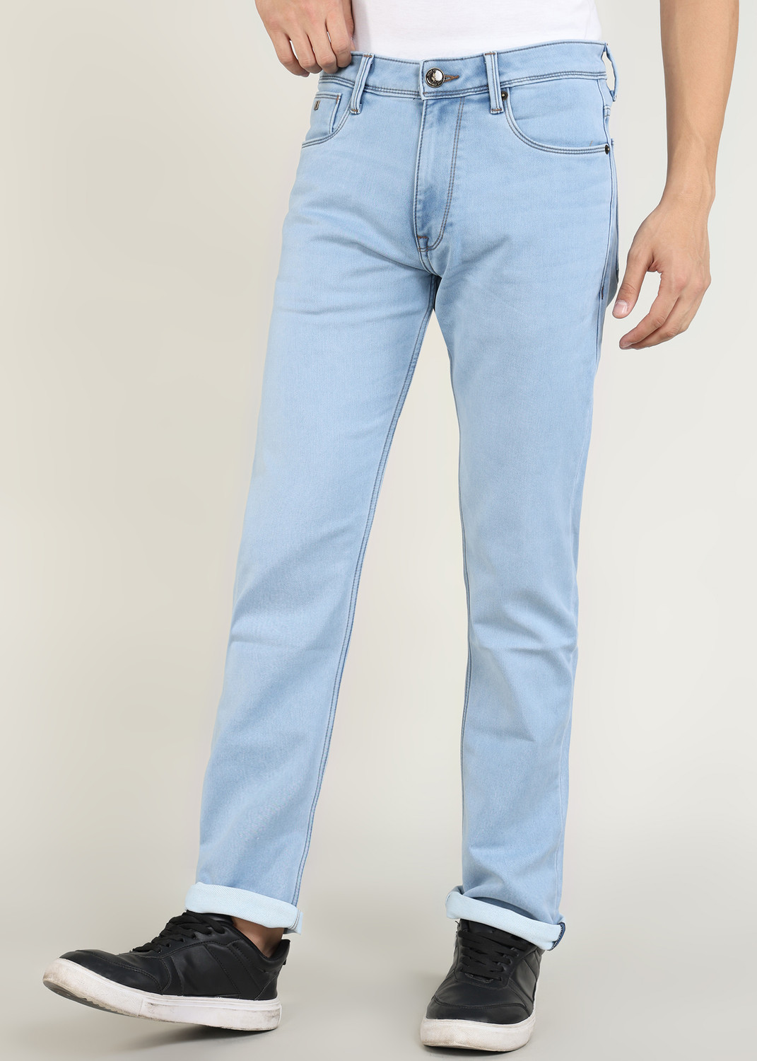 Image of PETER ENGLAND Slim Men Light Blue Jeans