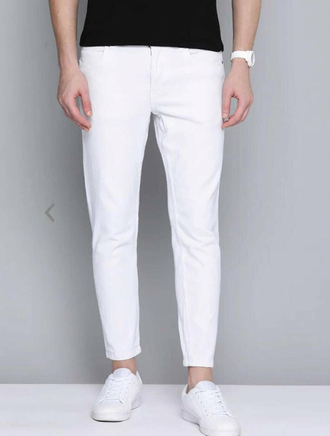 aquarius international Slim Men White Jeans
