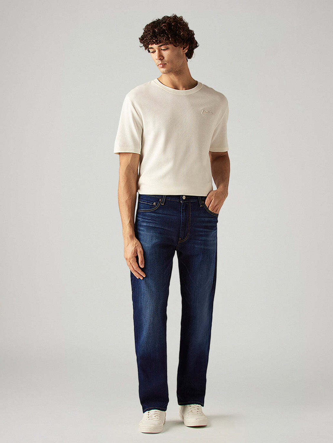 Image of LEVI'S Straight Fit Men Blue Jeans