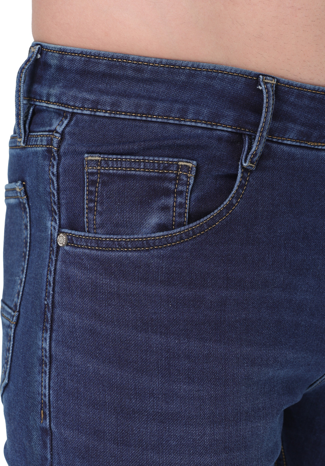 Image of SPARKY Slim Men Dark Blue Jeans
