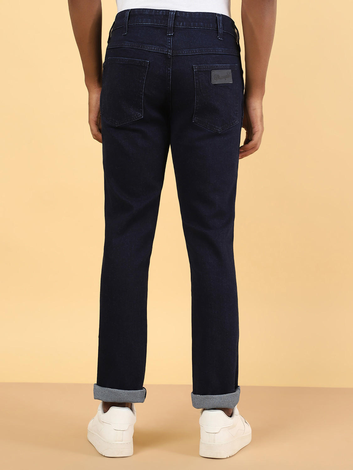 Image of Wrangler Regular Men Blue Jeans