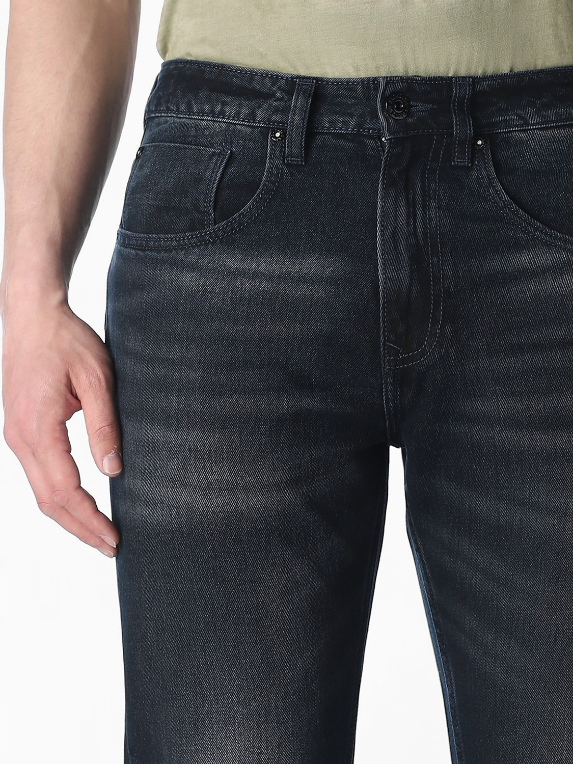 Image of JACK & JONES Boot-Leg Men Dark Blue Jeans