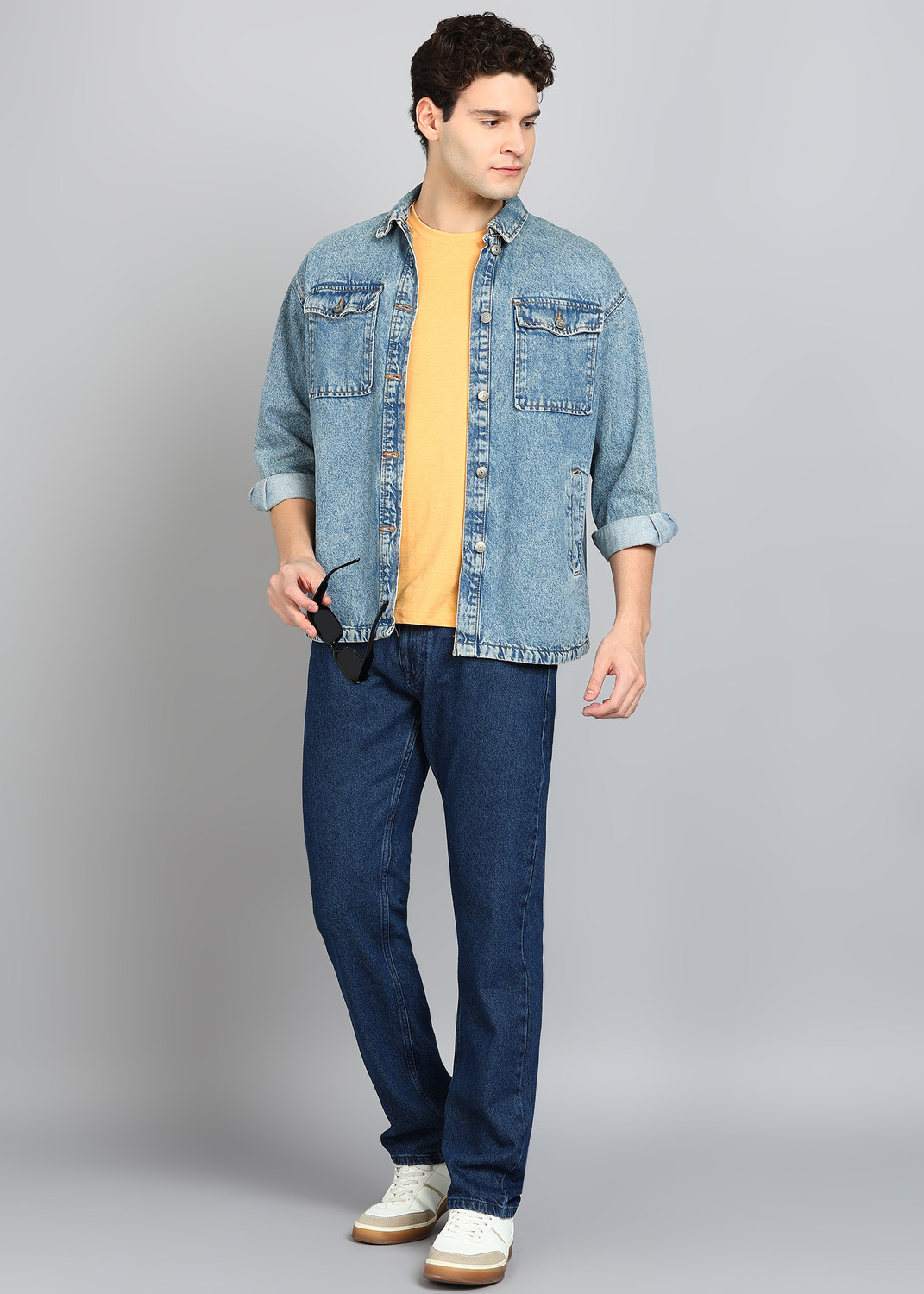 Image of INTEGRITI Straight Fit Men Blue Jeans