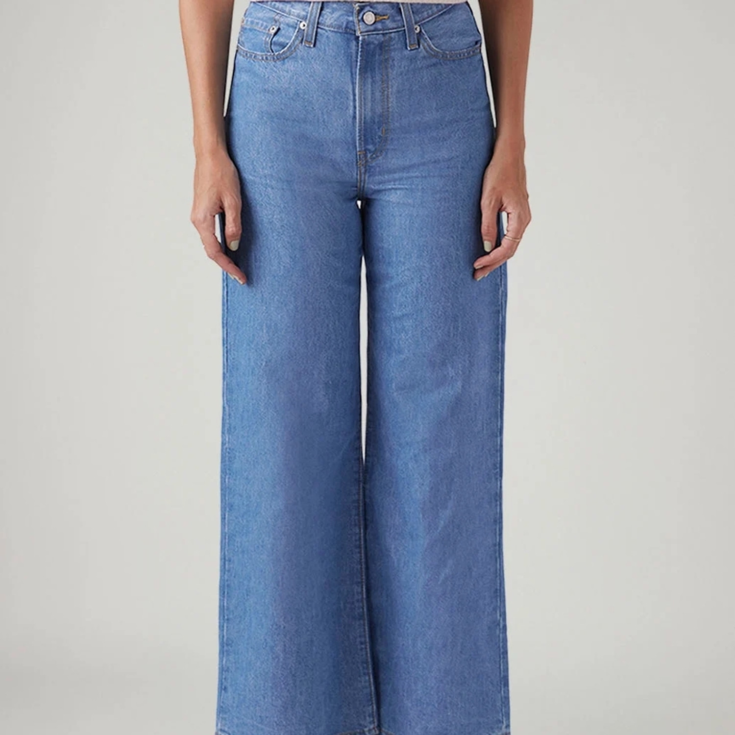 Image of LEVI'S Wide Leg Women Blue Jeans