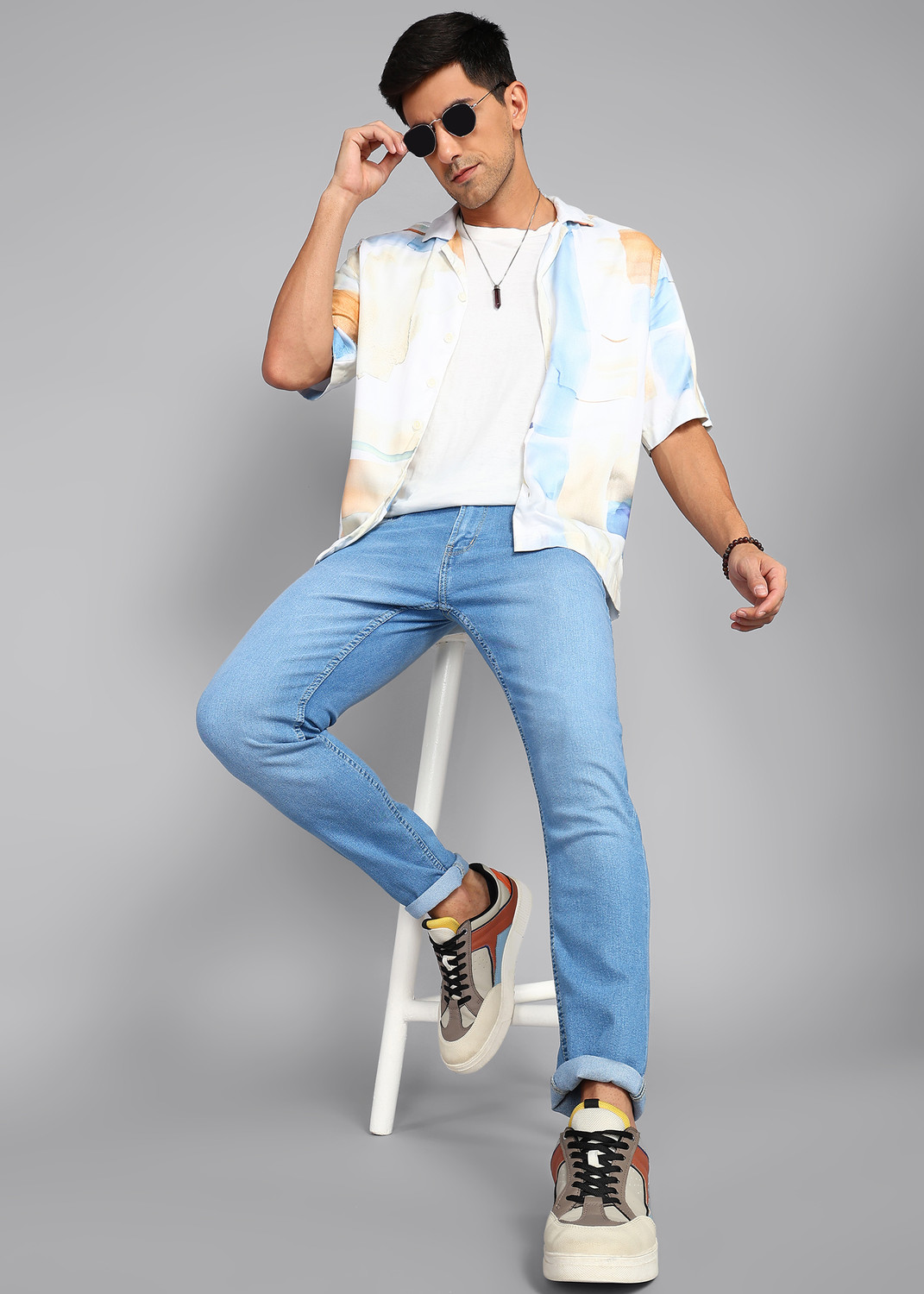 Image of METRONAUT Skinny Men Light Blue Jeans