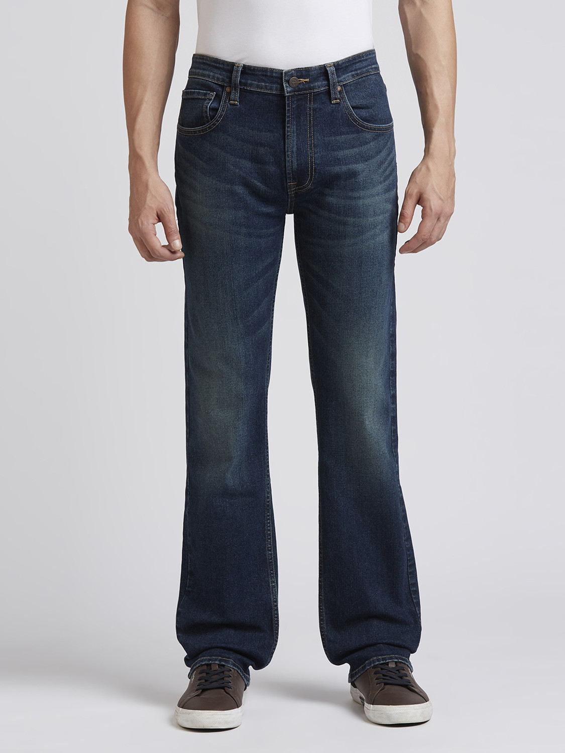 Image of Pepe Jeans Straight Fit Men Blue Jeans