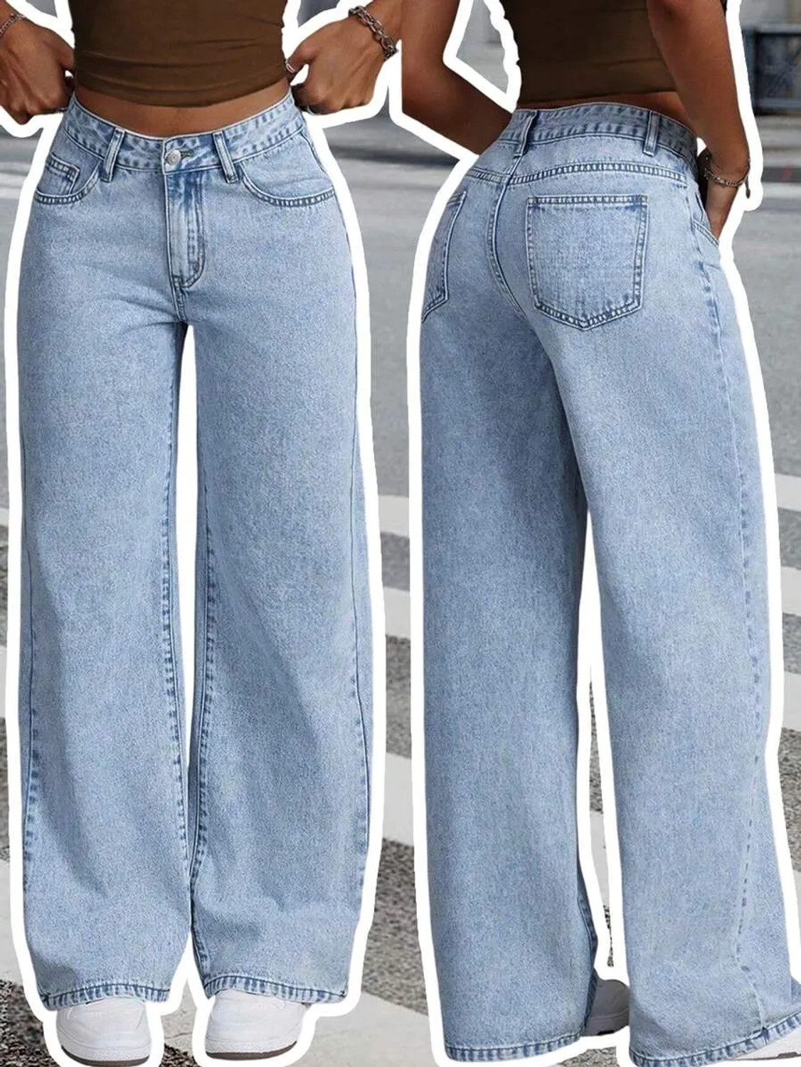 Image of R.Code by The Roadster Life Co. Straight Fit Women Light Blue Jeans