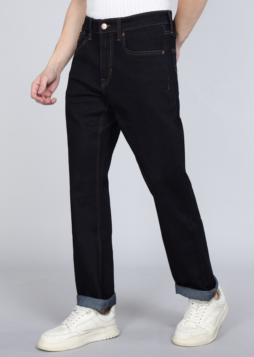 Image of U.S. Polo Assn. Denim Co. Regular Men Dark Blue Jeans