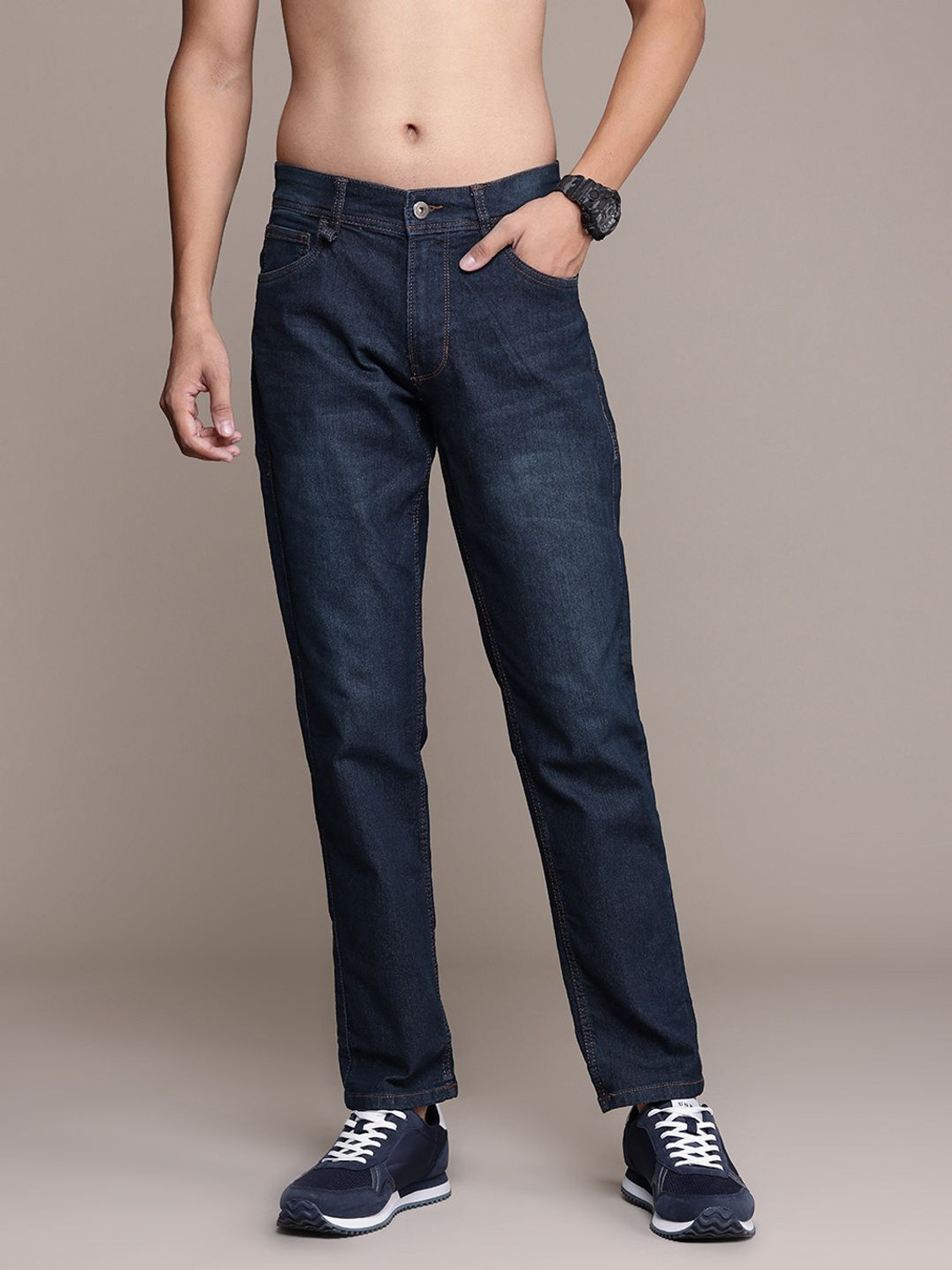 Image of Roadster Slim Men Blue Jeans