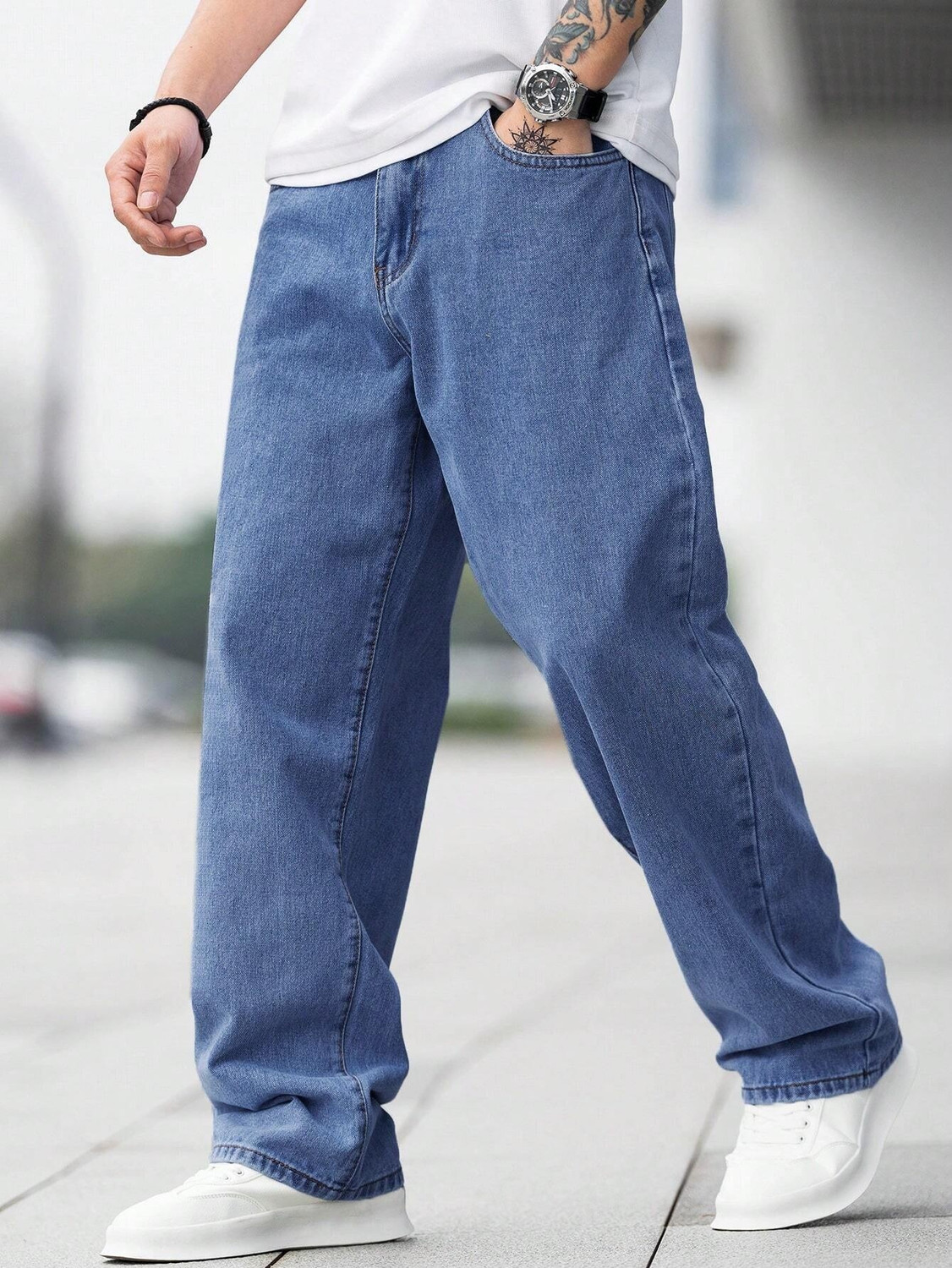 Image of R.Code by The Roadster Life Co. Regular Men Blue Jeans