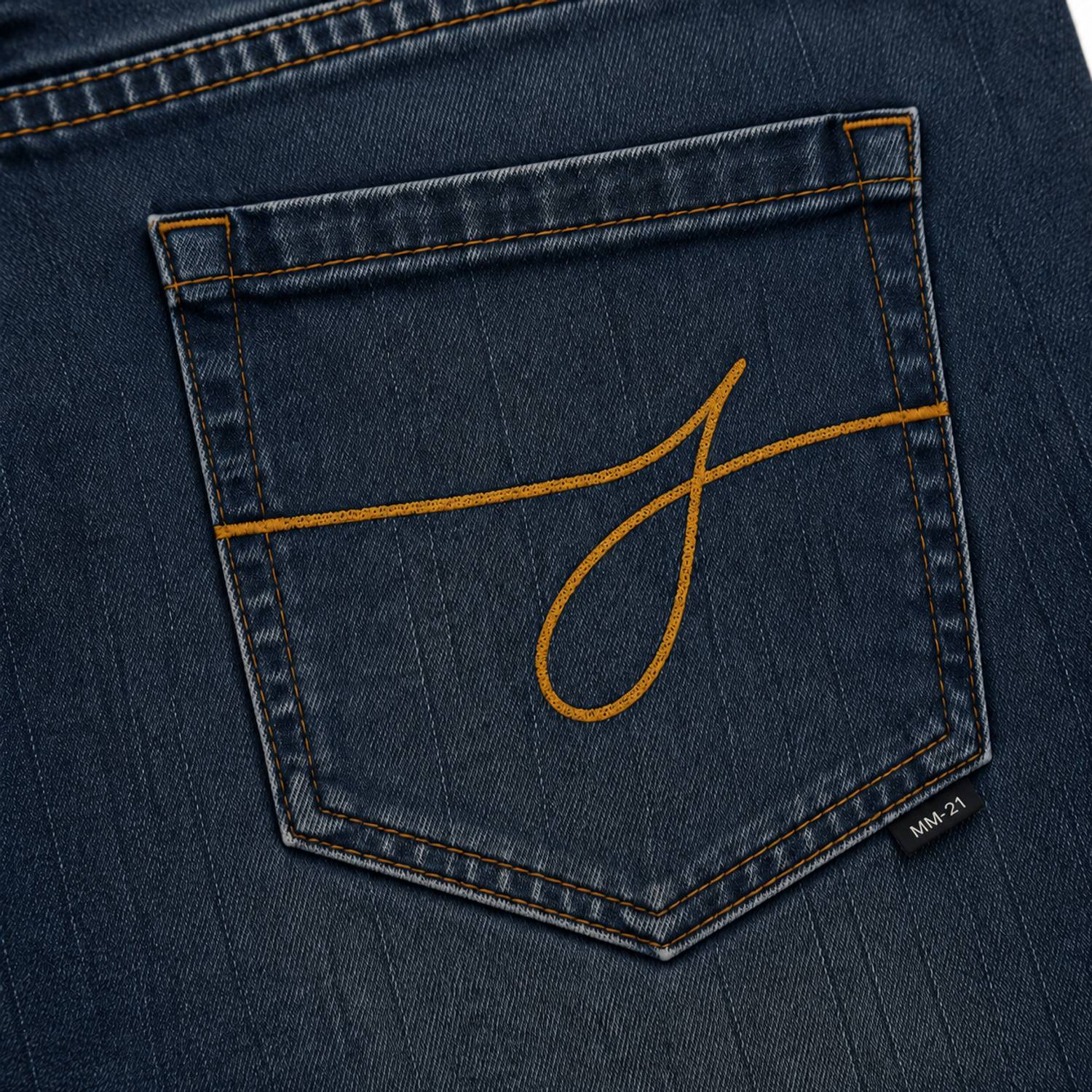 Mala Merchant Straight Fit Men Dark Blue Jeans - Image 4