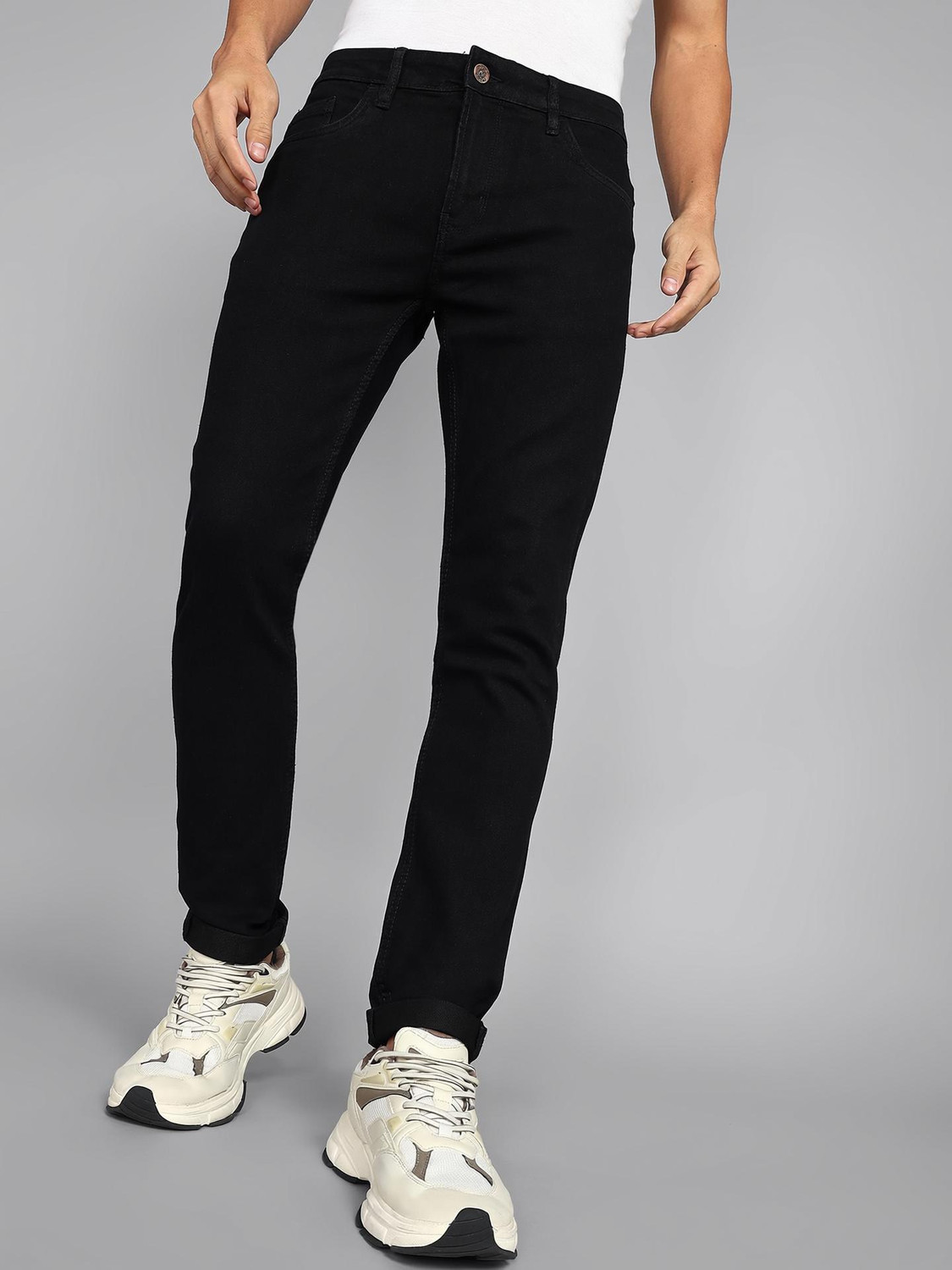 Image of METRONAUT Skinny Men Black Jeans