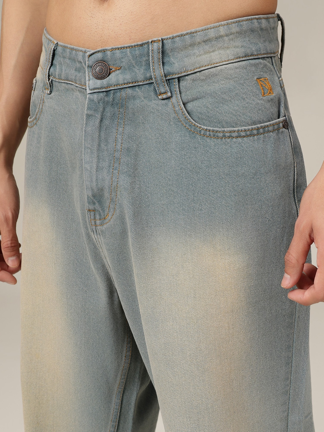 Image of DENNISON Loose Fit Men Light Blue Jeans