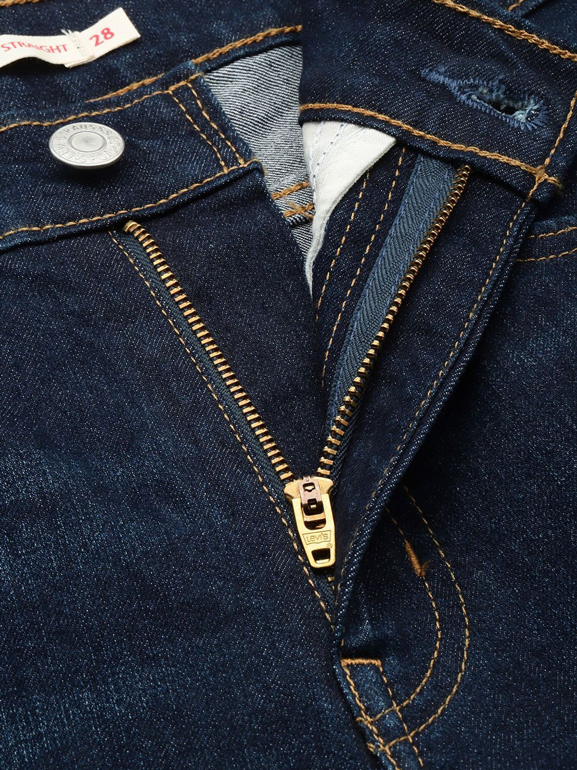 Image of LEVI'S 710 Straight Fit Women Blue Jeans
