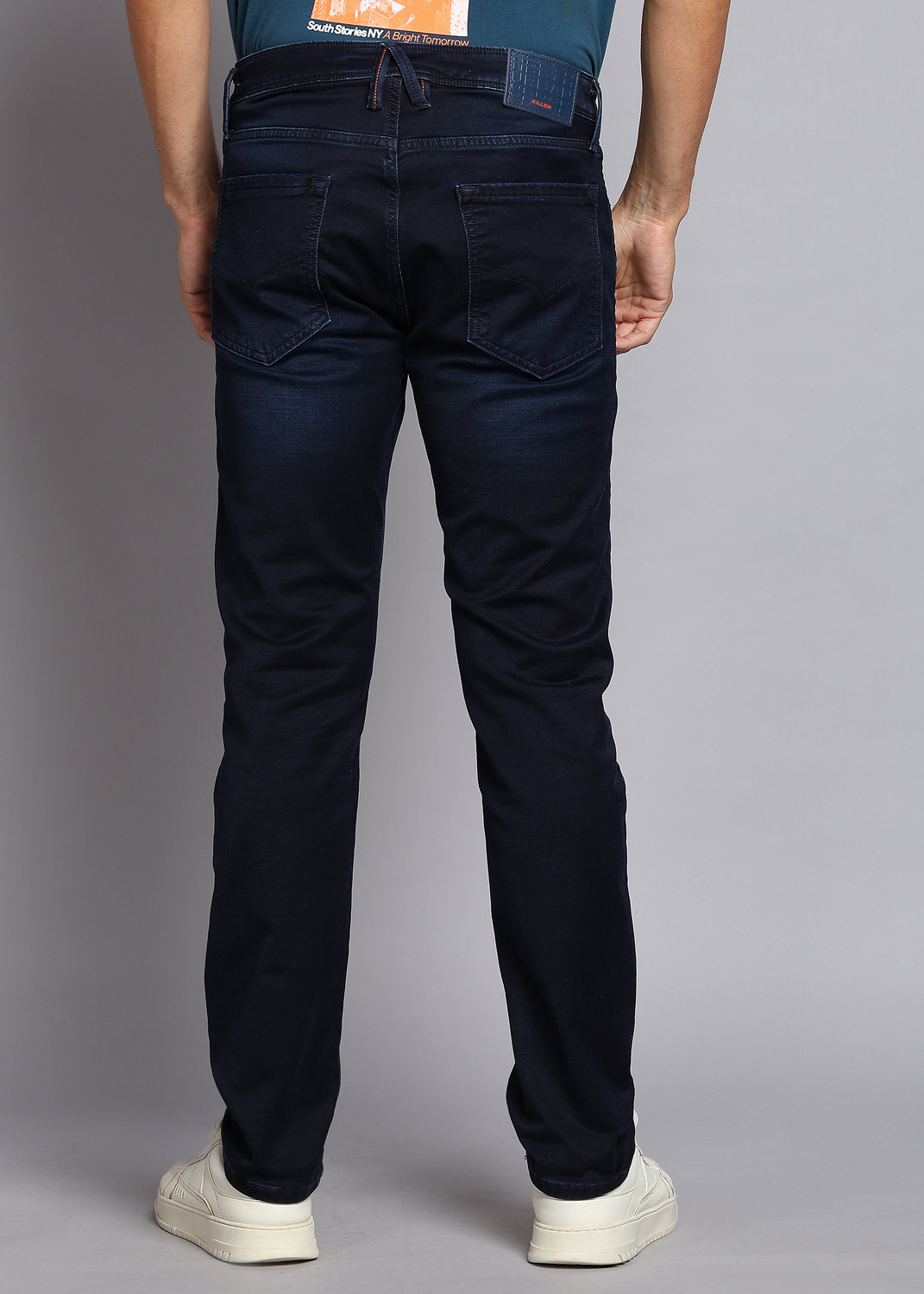 Image of KILLER Slim Men Dark Blue Jeans