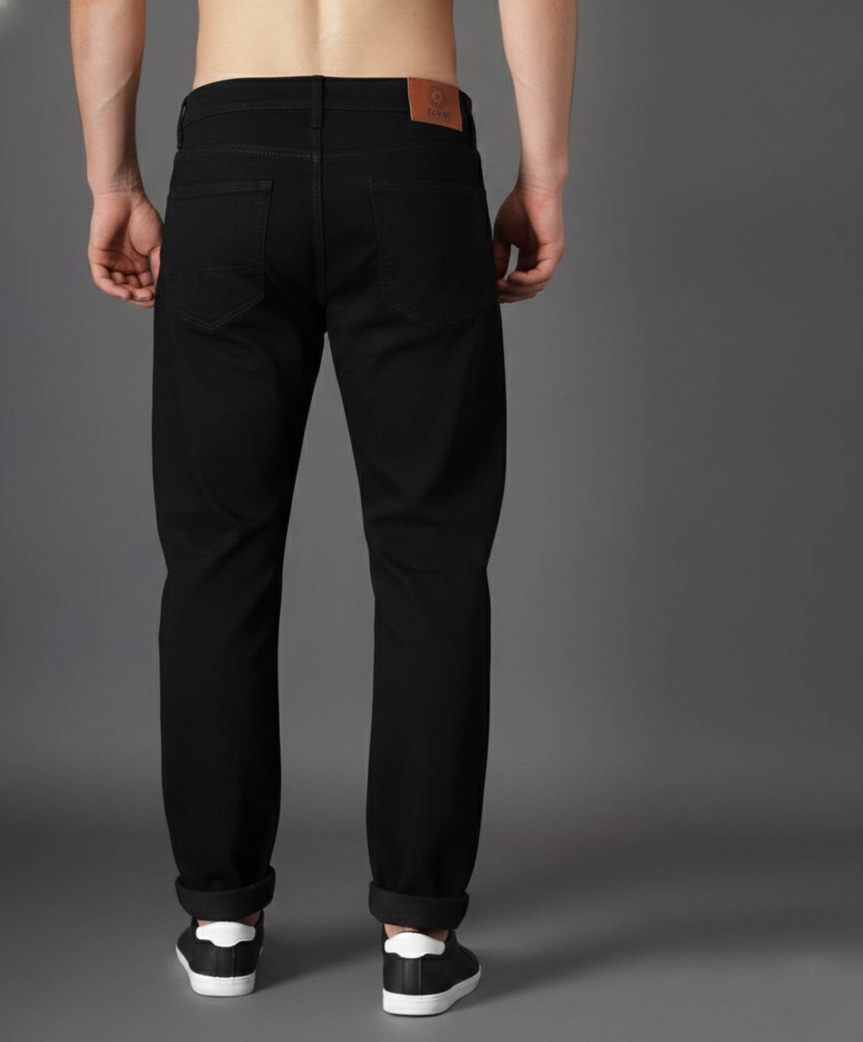 ZAYSH Regular Men Black Jeans - Image 2